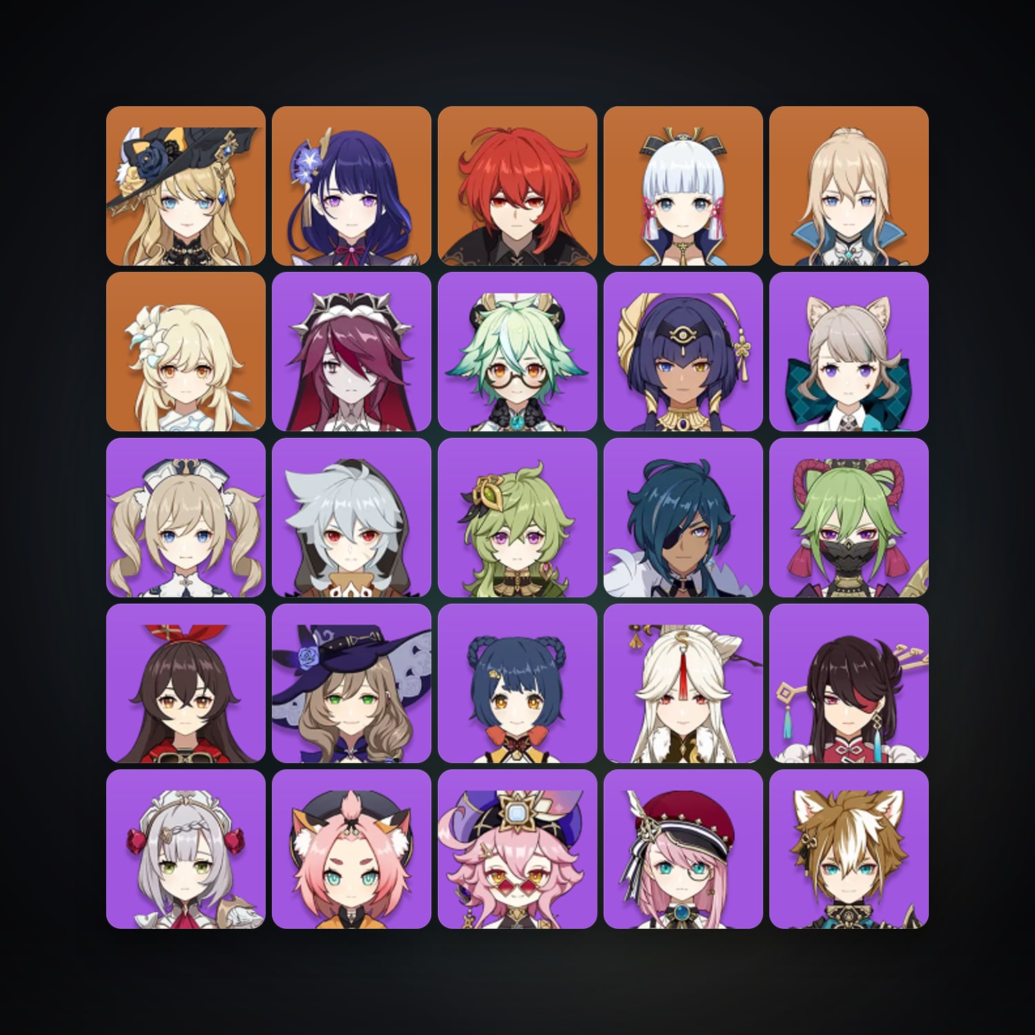 Genshin Impact | AR 50 | 27 Chars | 5× 5★ — HabibiAccounts