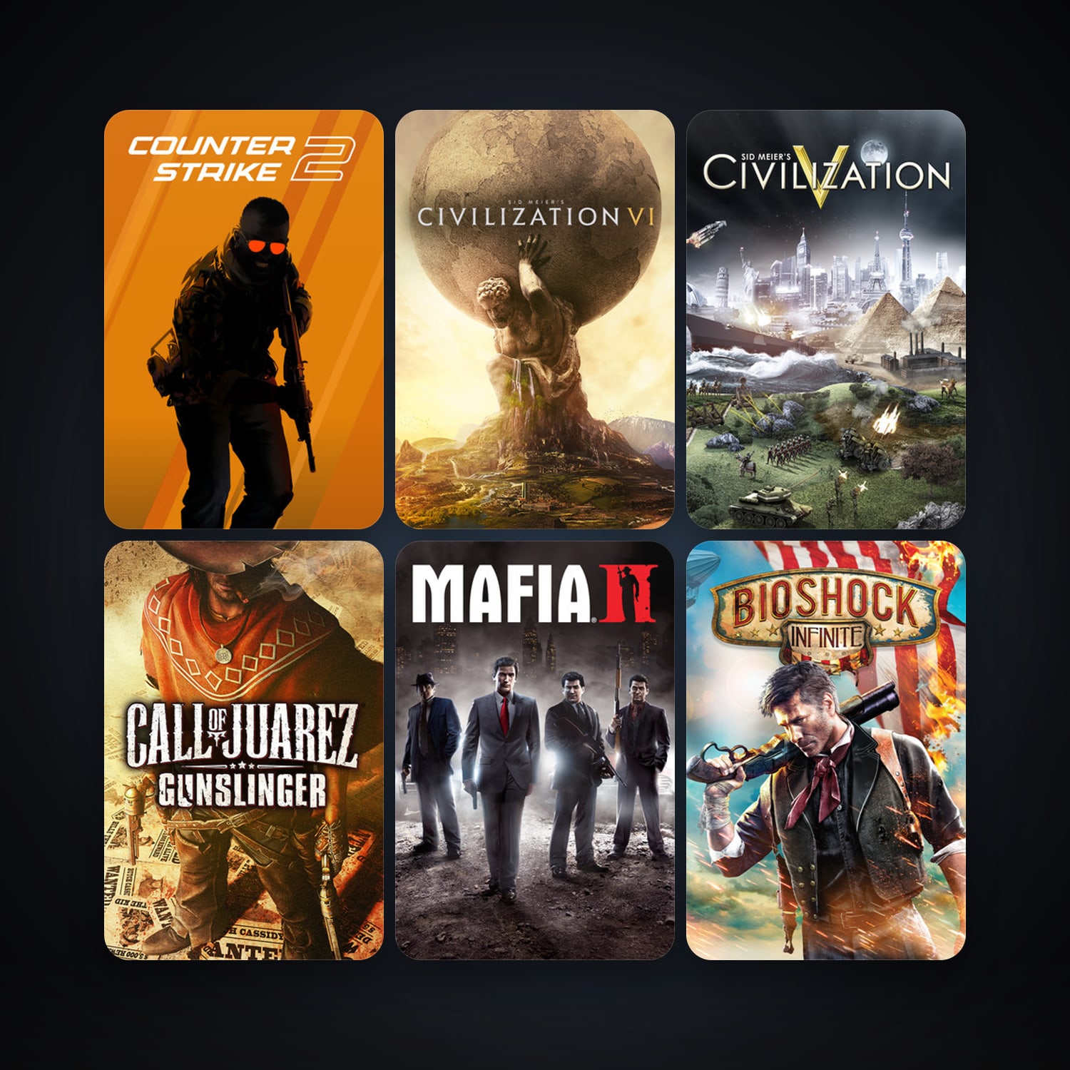 CS2 Prime + BioShock Infinite, 37 games, clean — HabibiAccounts