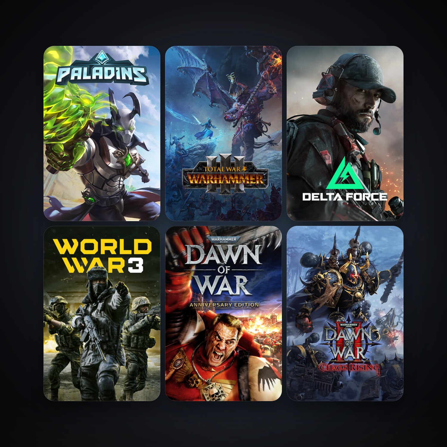 Warhammer 40,000: Dawn of War - Game of the Year Edition + Warhammer 40,000: Dawn of War - Dark Crusade, 25 games, clean — HabibiAccounts
