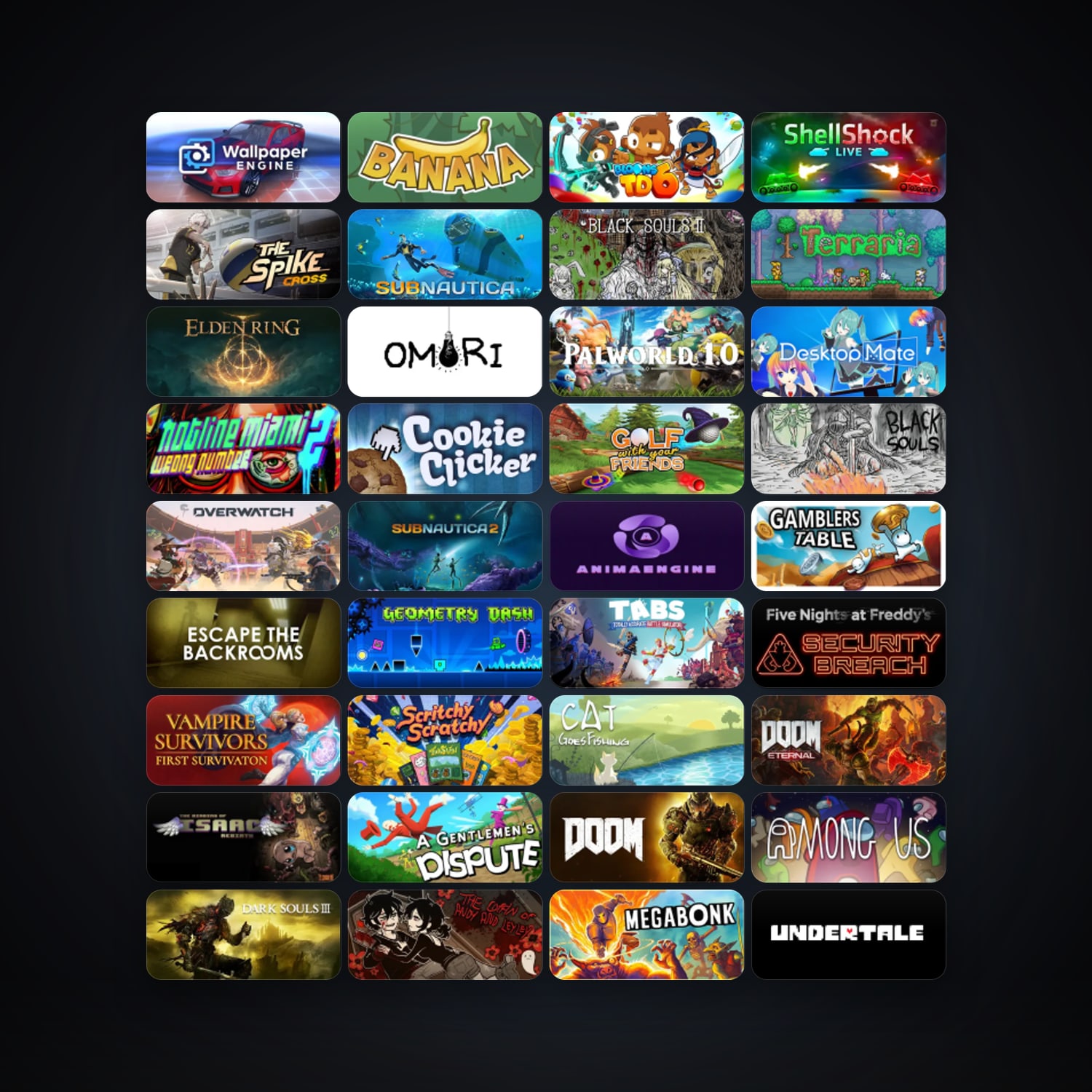 Terraria + Subnautica, 145 games, Steam 32, clean — HabibiAccounts