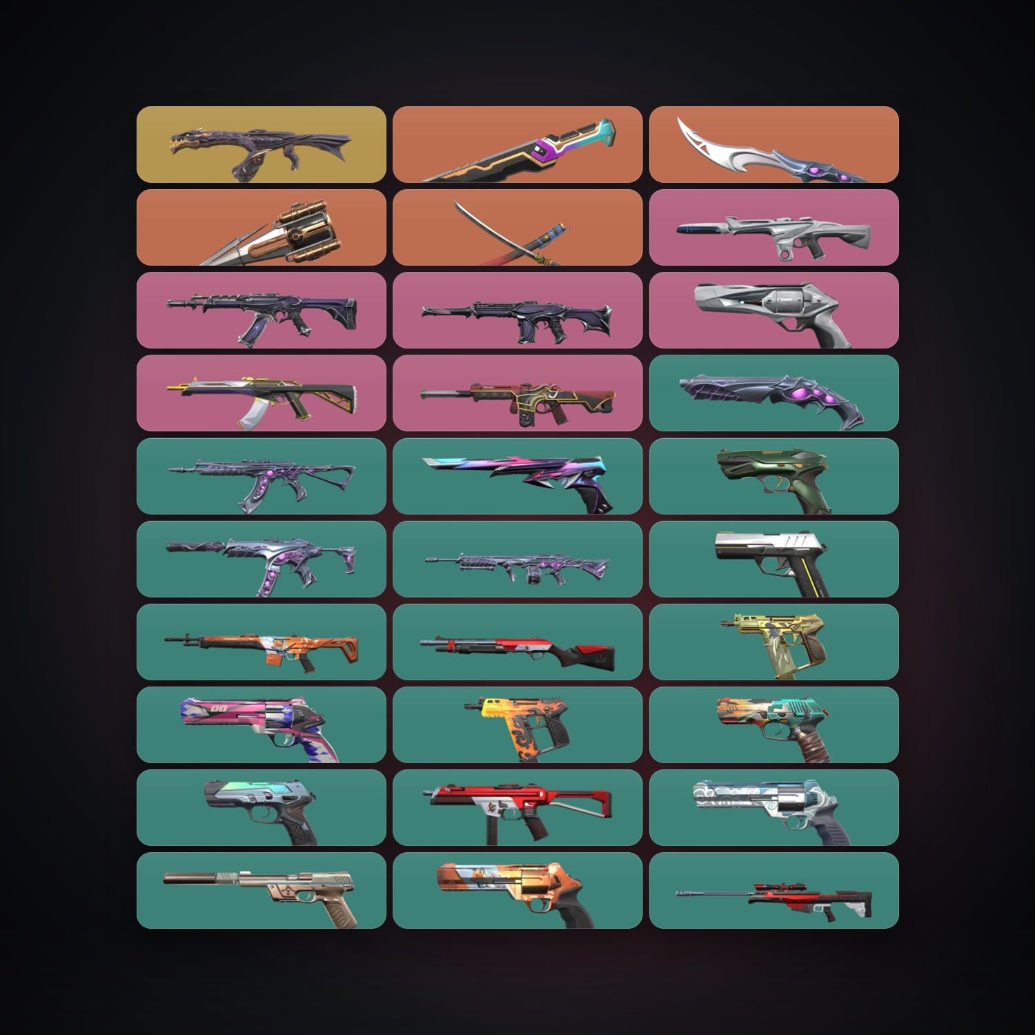 AP Gold 2 locker — 4 knives, 47 skins, lvl 264 — HabibiAccounts