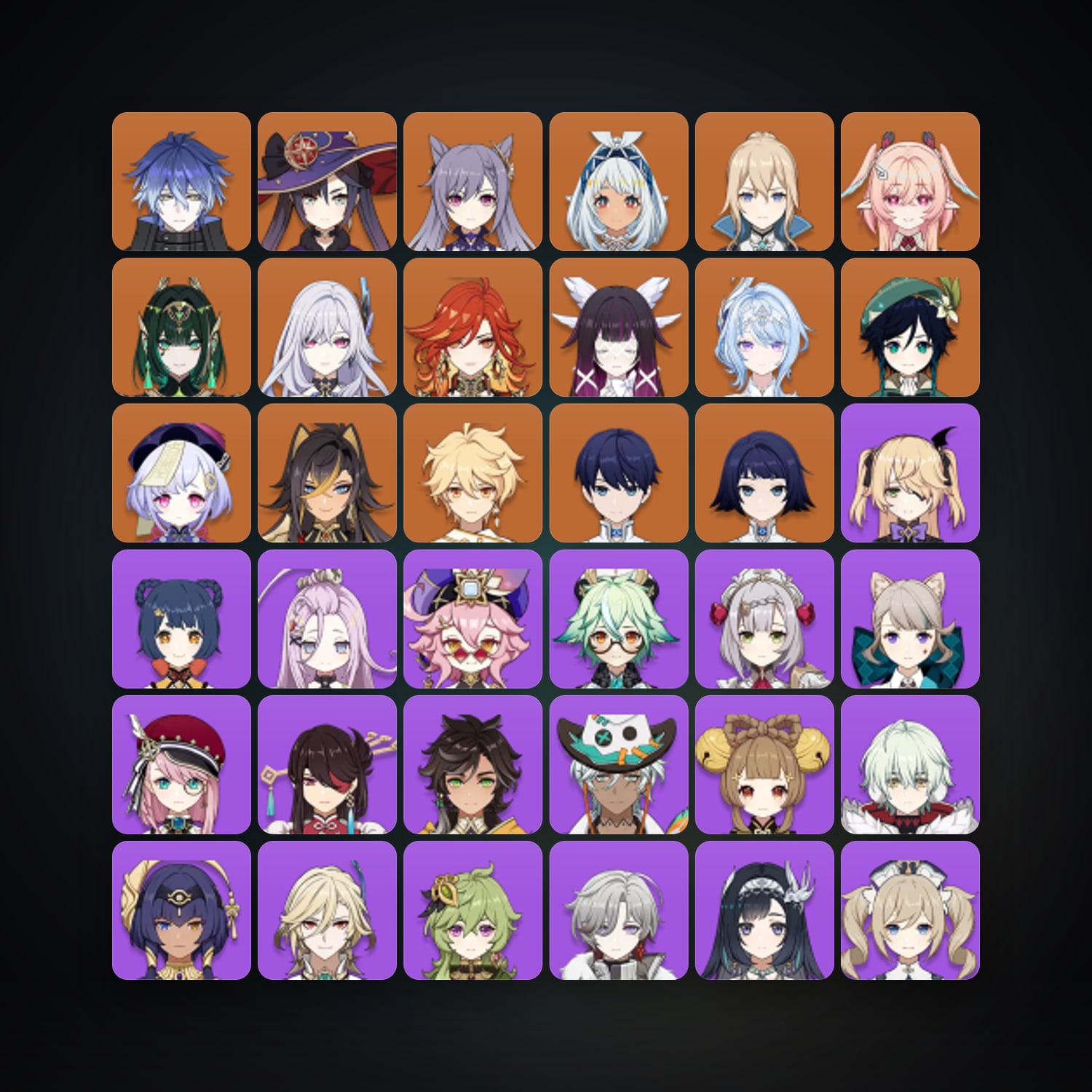 Genshin Impact | AR 59 | 58 Chars | 14× 5★ — Genshin / miHoYo Account — HabibiAccounts
