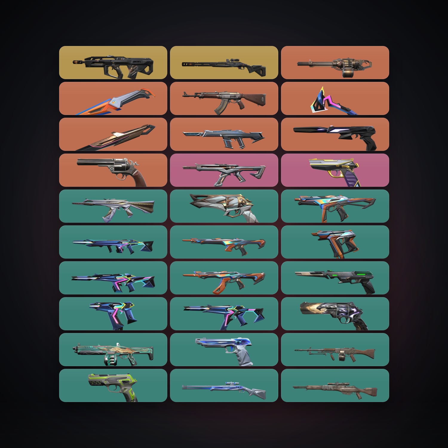 AP Silver 2 locker — 3 knives, 40 skins, lvl 117 — HabibiAccounts