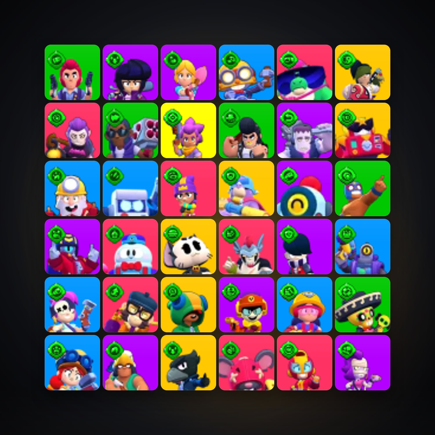 107 Brawlers | 41.8K Trophies | TH 6 — Supercell Account — HabibiAccounts