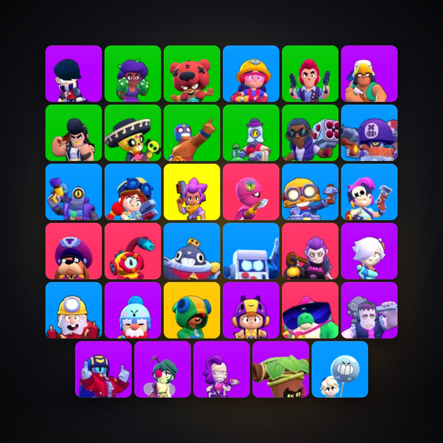 35 Brawlers | 6.6K Trophies — HabibiAccounts