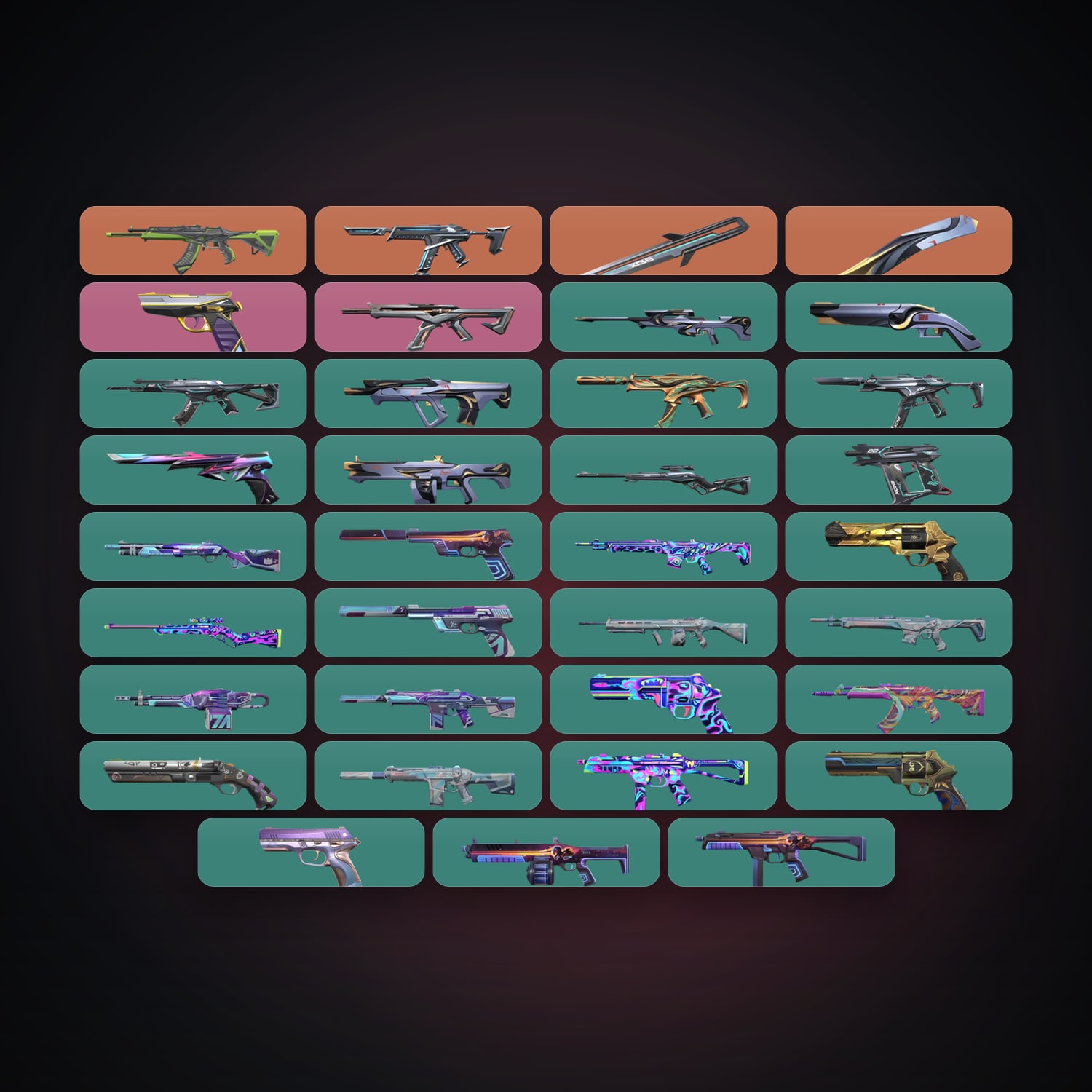 LA Silver 2 locker — 2 knives, 37 skins, lvl 139 · 259951316 — HabibiAccounts