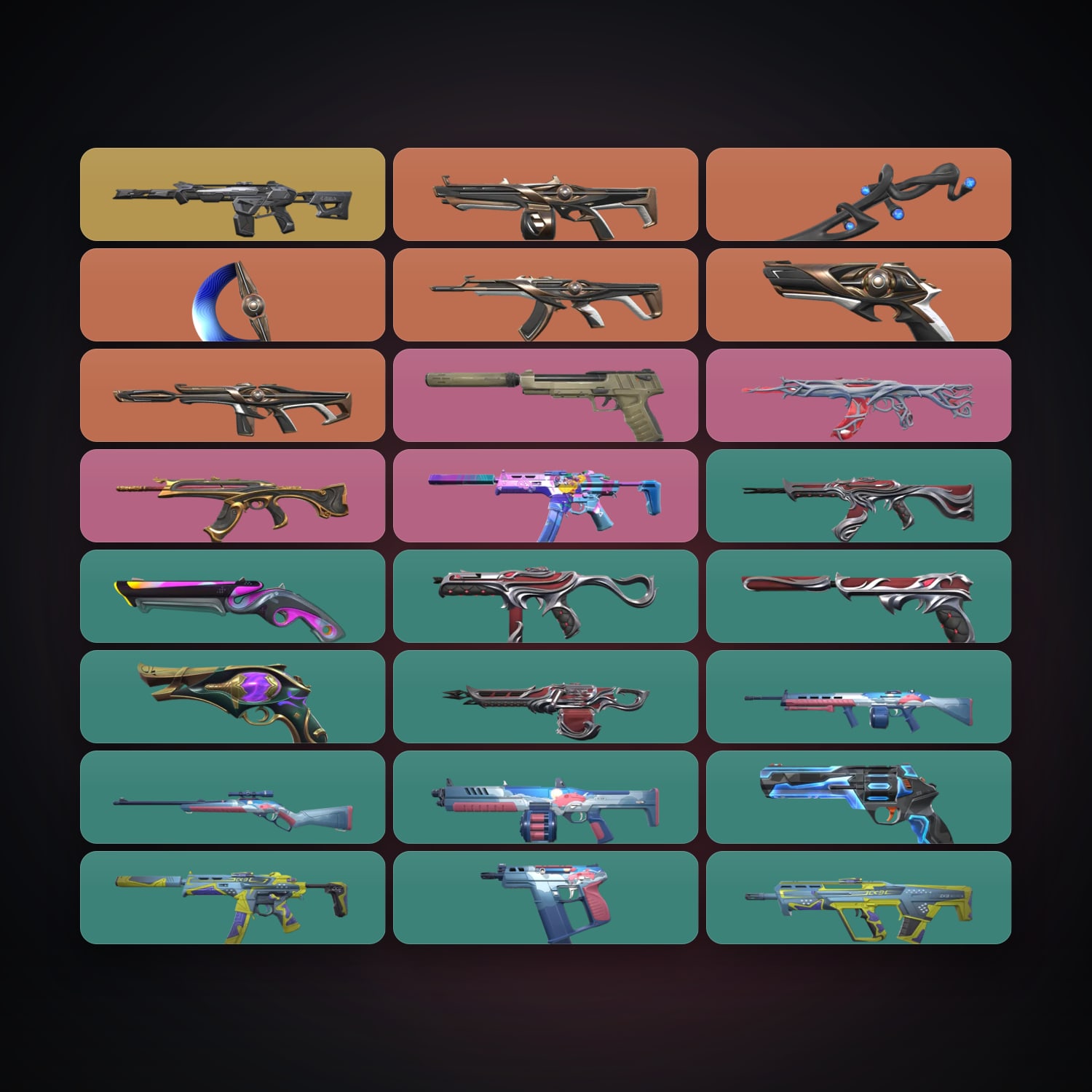AP Plat 1 locker — 2 knives, 24 skins, lvl 146 — HabibiAccounts