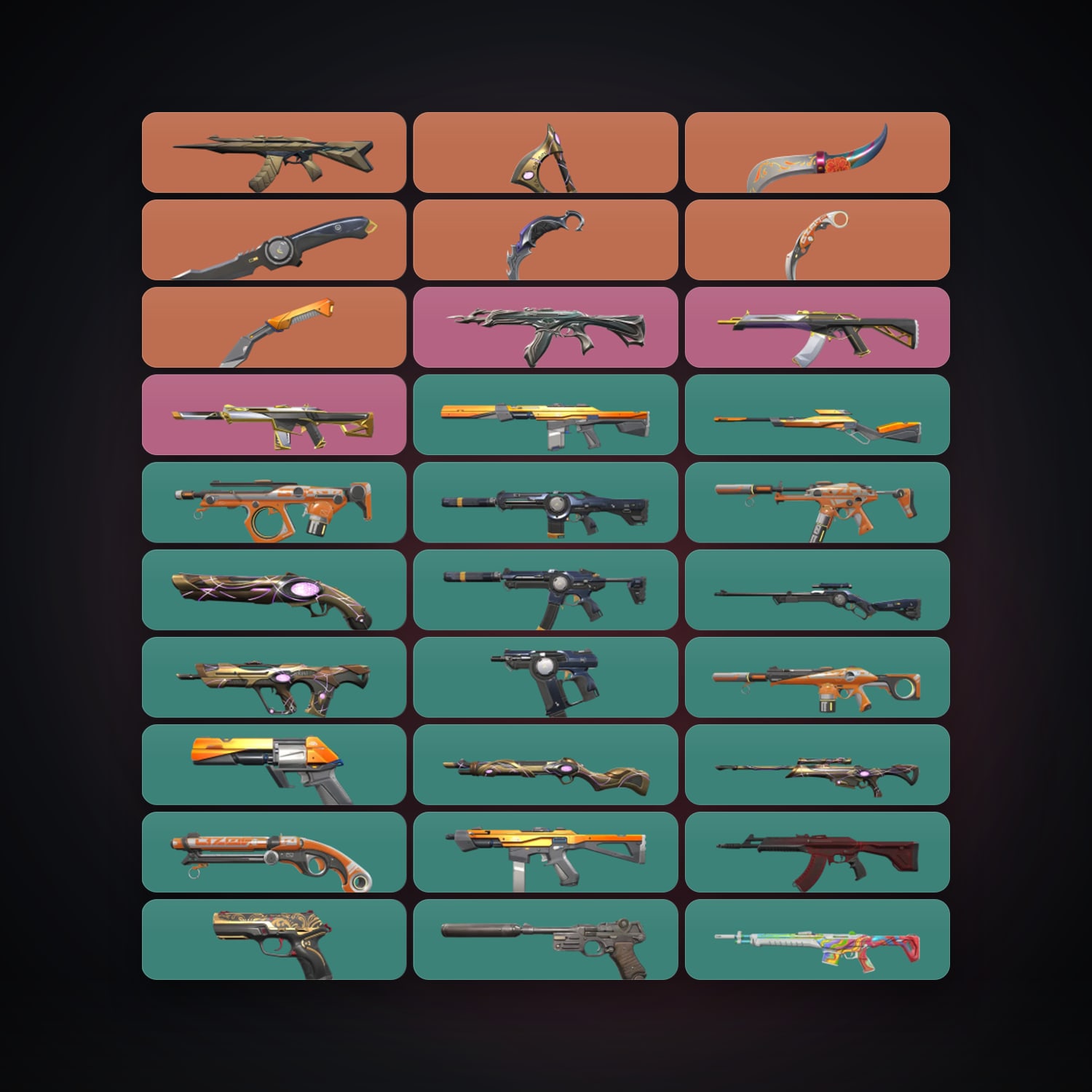 EU Gold 2 locker — 6 knives, 62 skins, lvl 106 — HabibiAccounts