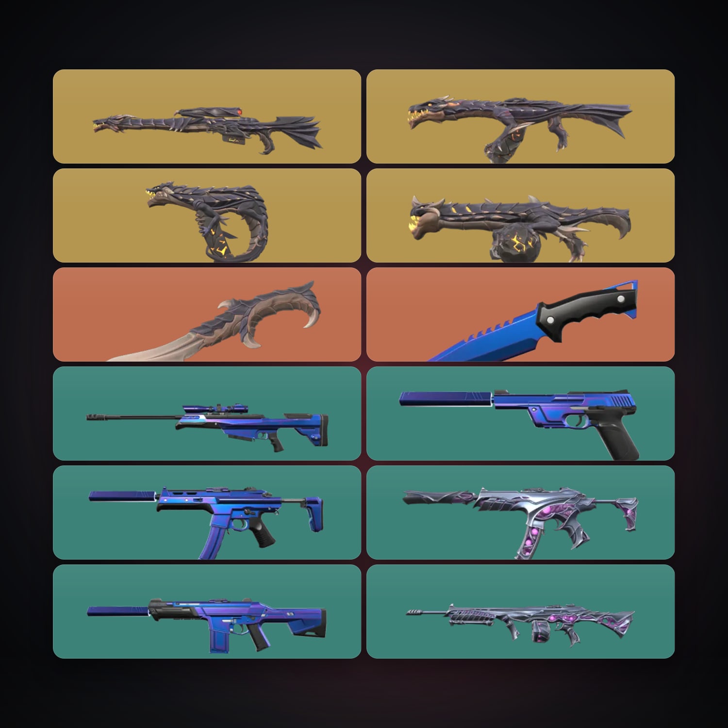 EU Silver 2 locker — 2 knives, 12 skins, lvl 13 — HabibiAccounts
