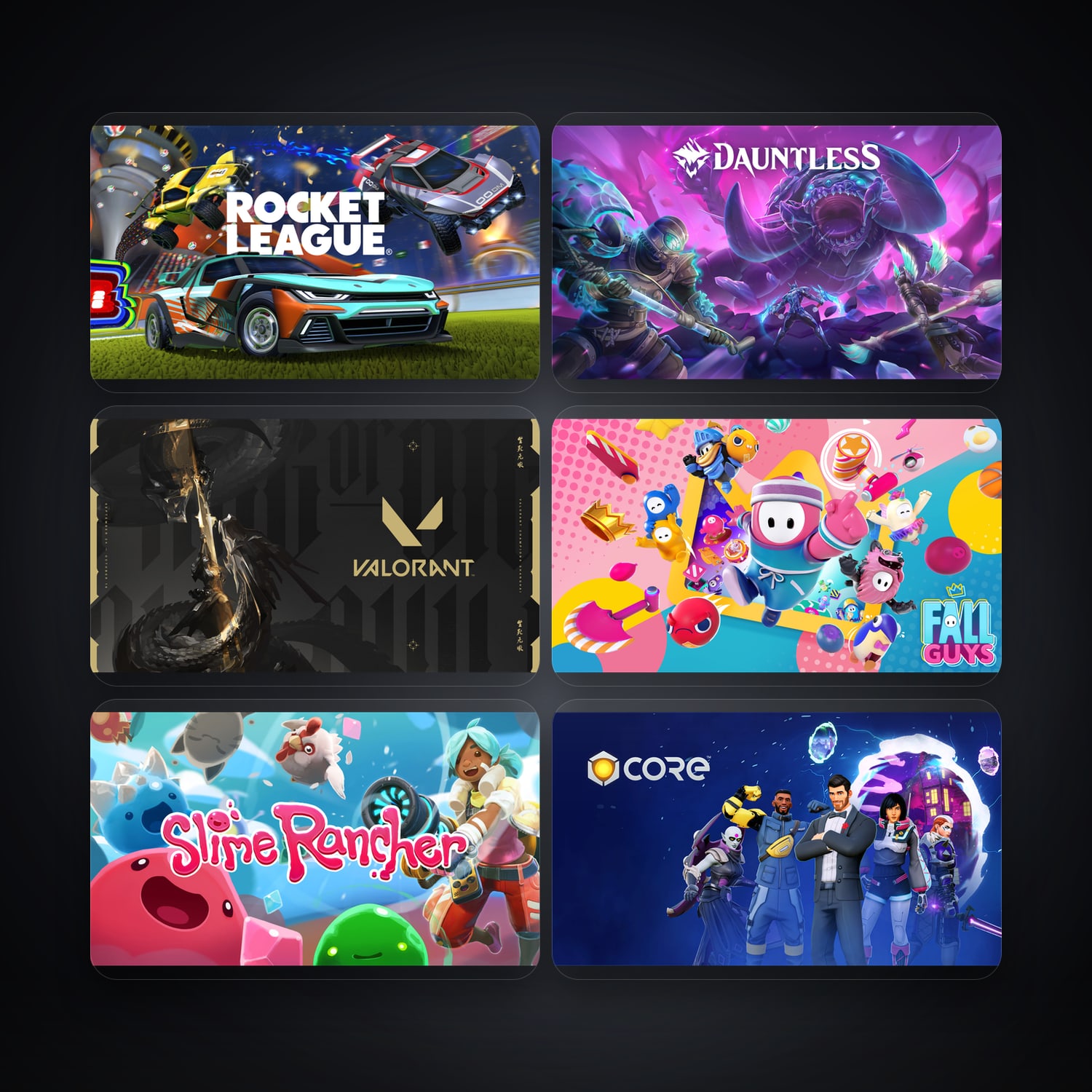 Epic Rocket League + Dauntless — DE — 6 games — HabibiAccounts