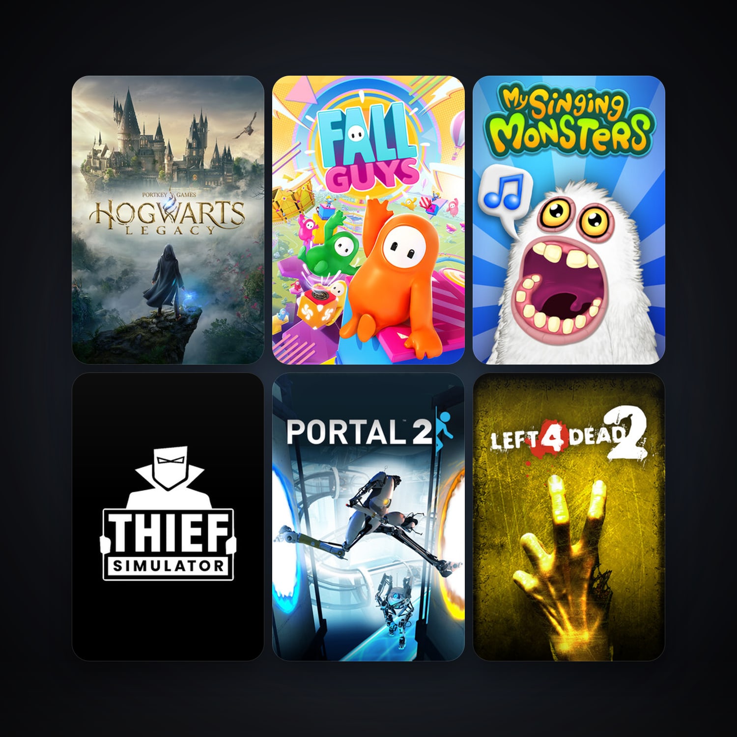 Portal + Left 4 Dead 2, 15 games, clean — HabibiAccounts
