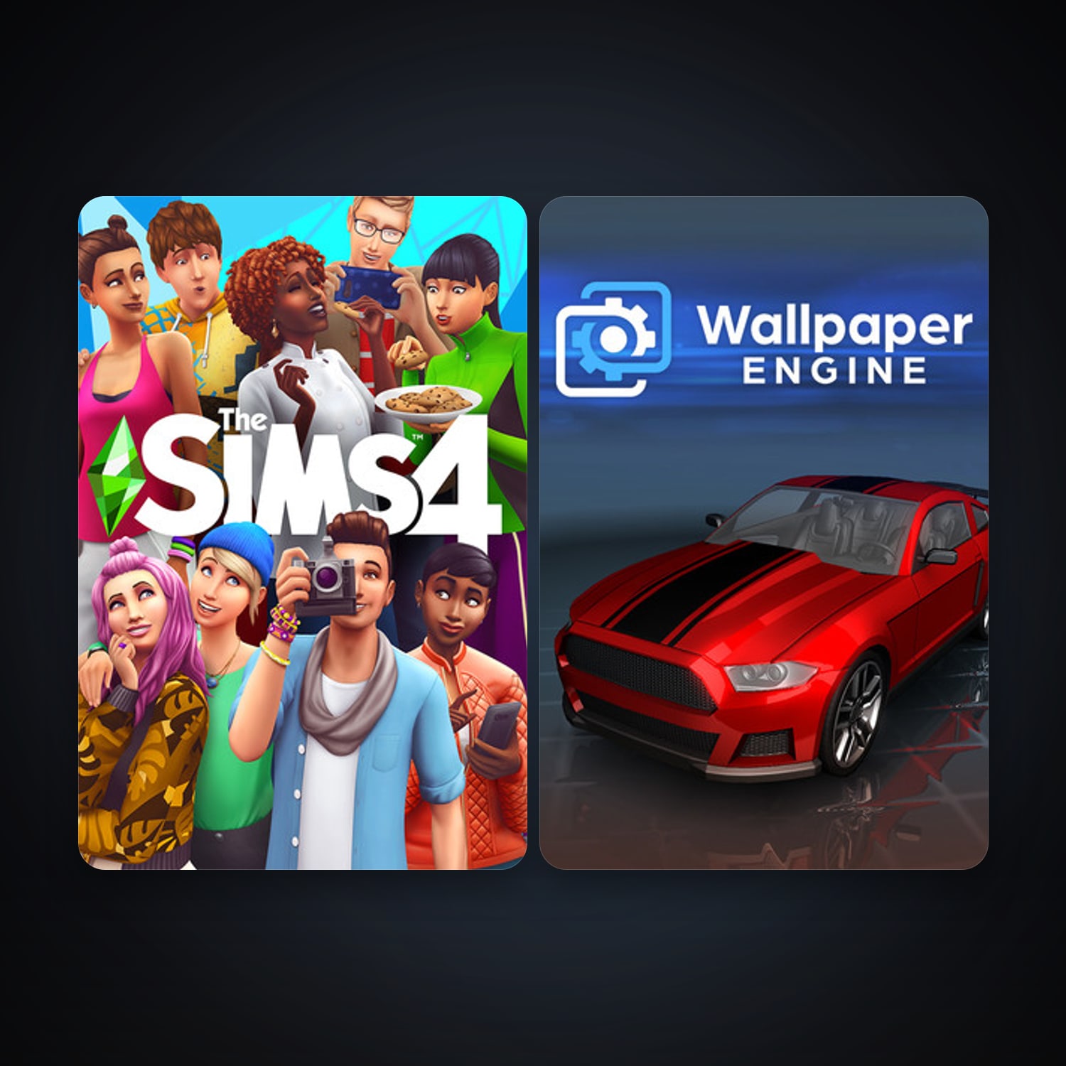 Wallpaper Engine + The Sims 4, 5 games, clean — HabibiAccounts