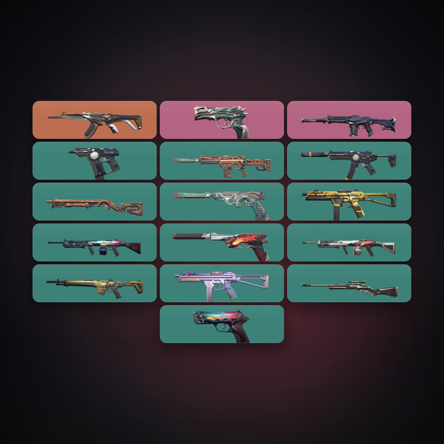 AP locker — 18 skins, lvl 22 — HabibiAccounts