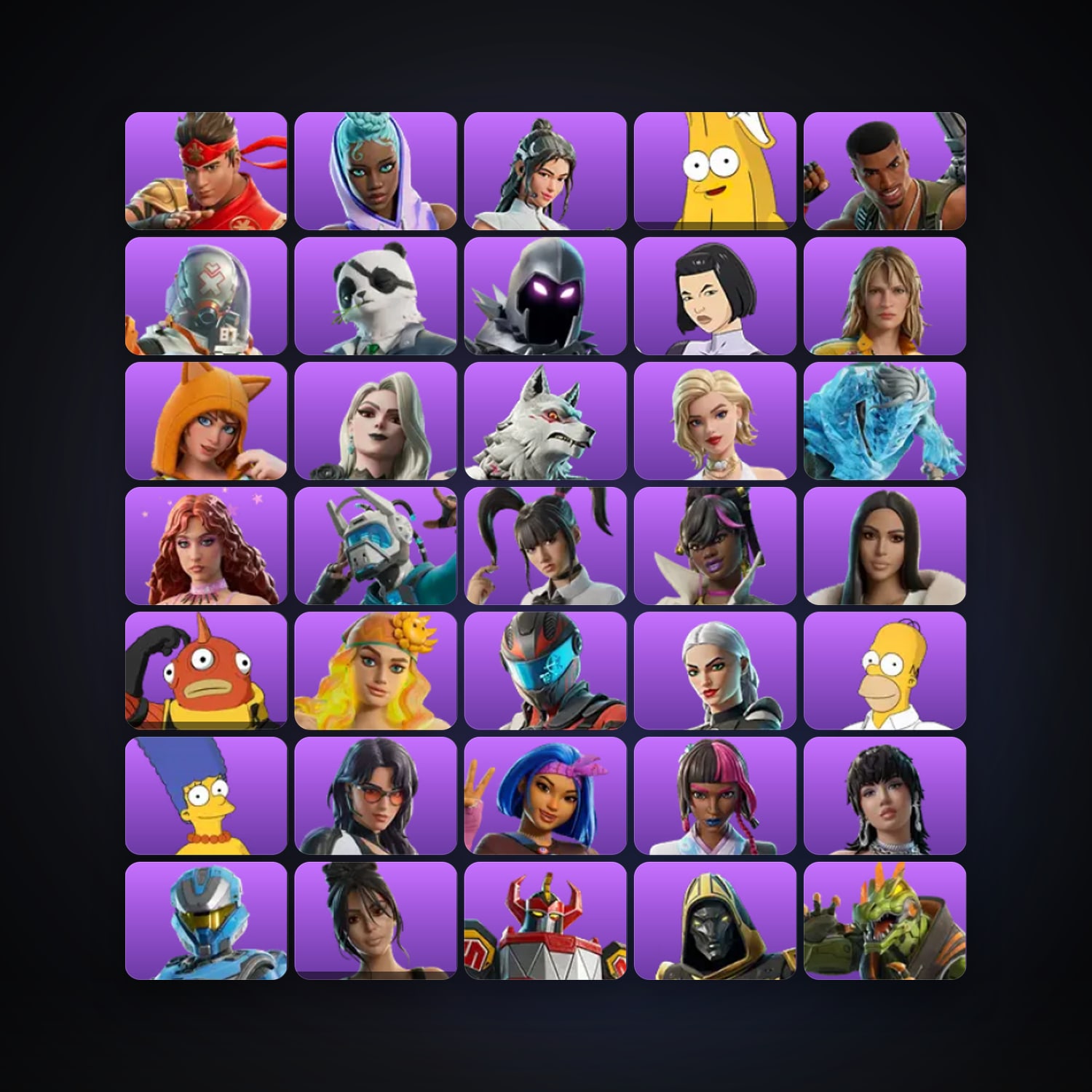 هالحساب فورتنايت، لوكر 59 سكن، لفل 3123، 266 فوز — HabibiAccounts