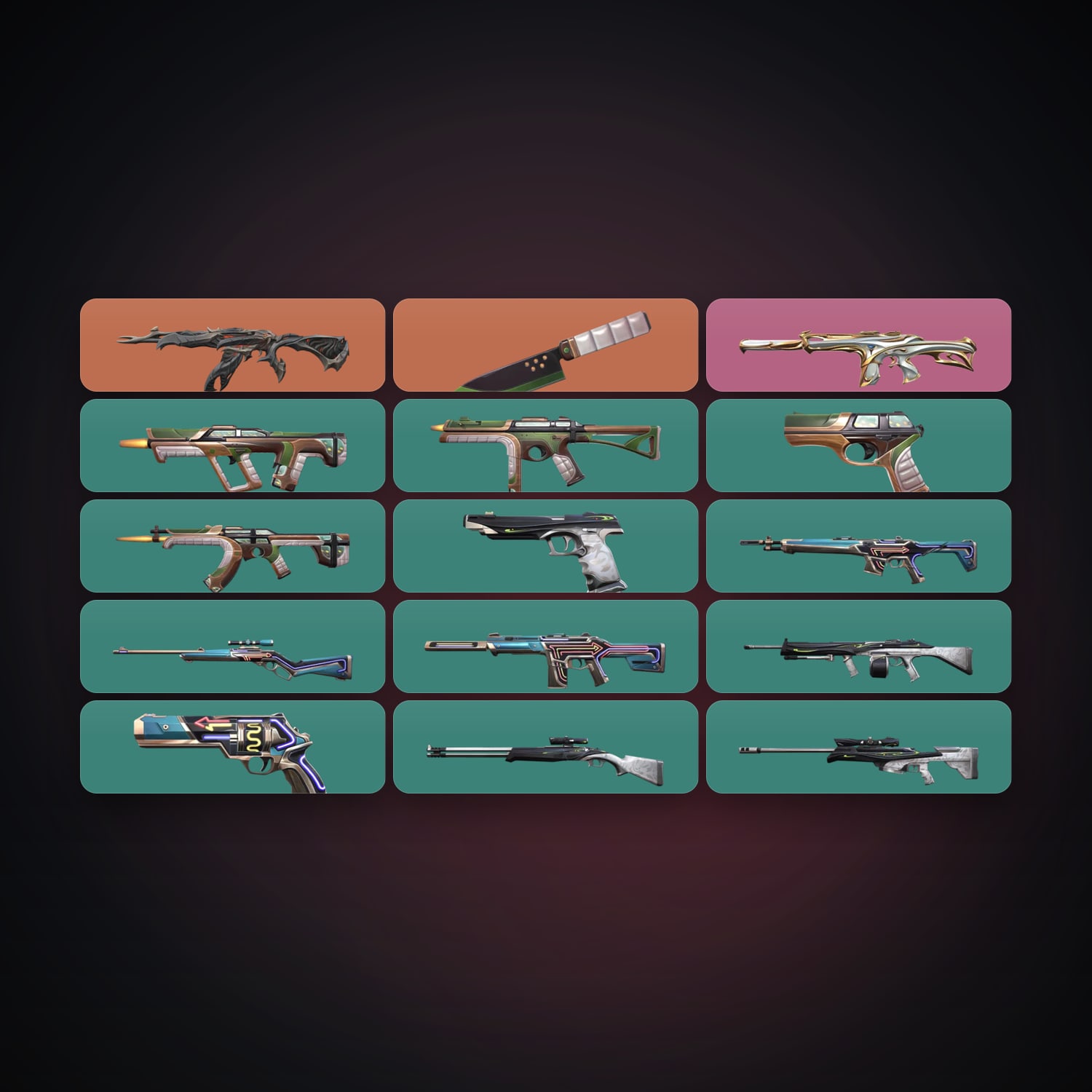 EU Silver 1 locker — 1 knives, 15 skins, lvl 33 — HabibiAccounts