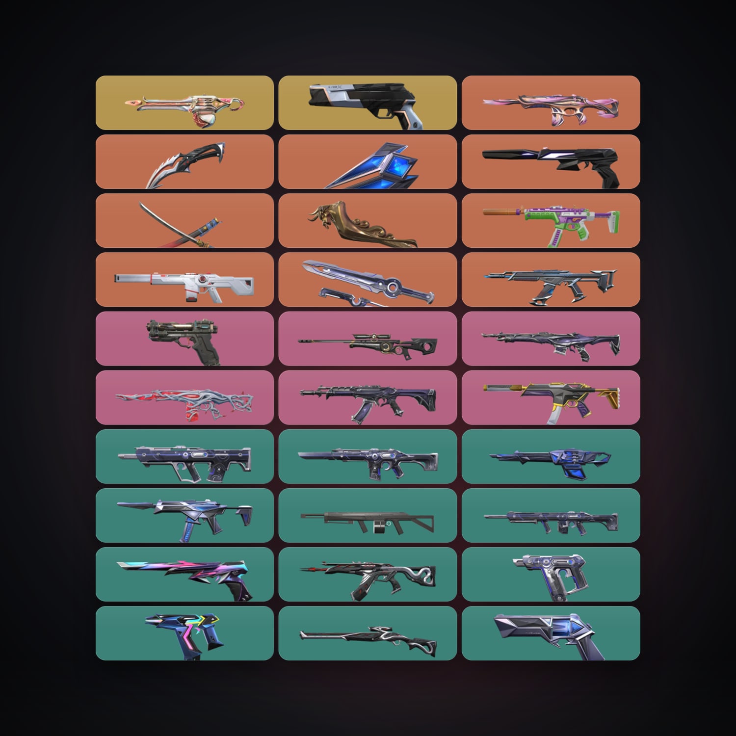 EU Silver 2 locker — 5 knives, 61 skins, lvl 208 — HabibiAccounts