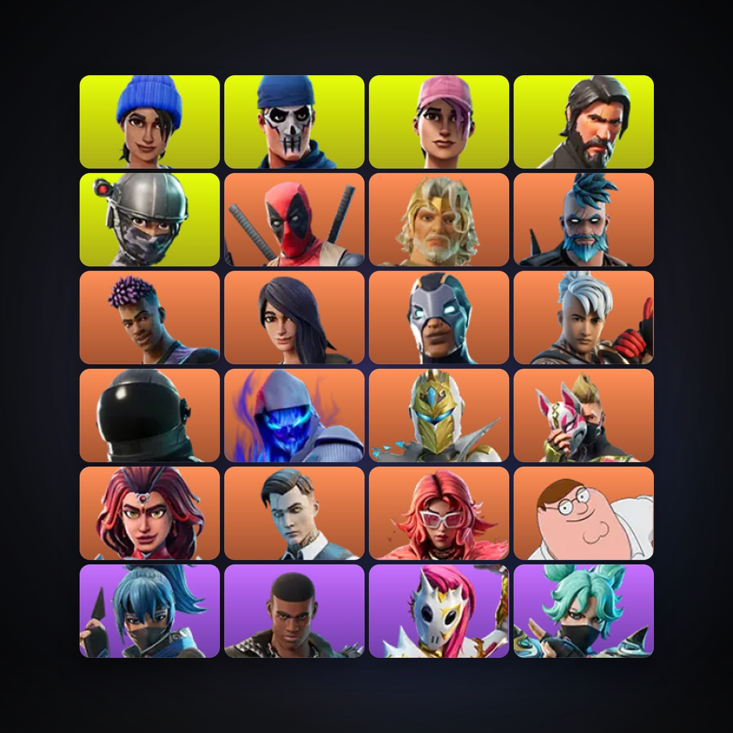 Deadpool — Zeus — 148 skins — 5.8K V-Bucks — lvl 1587 — HabibiAccounts