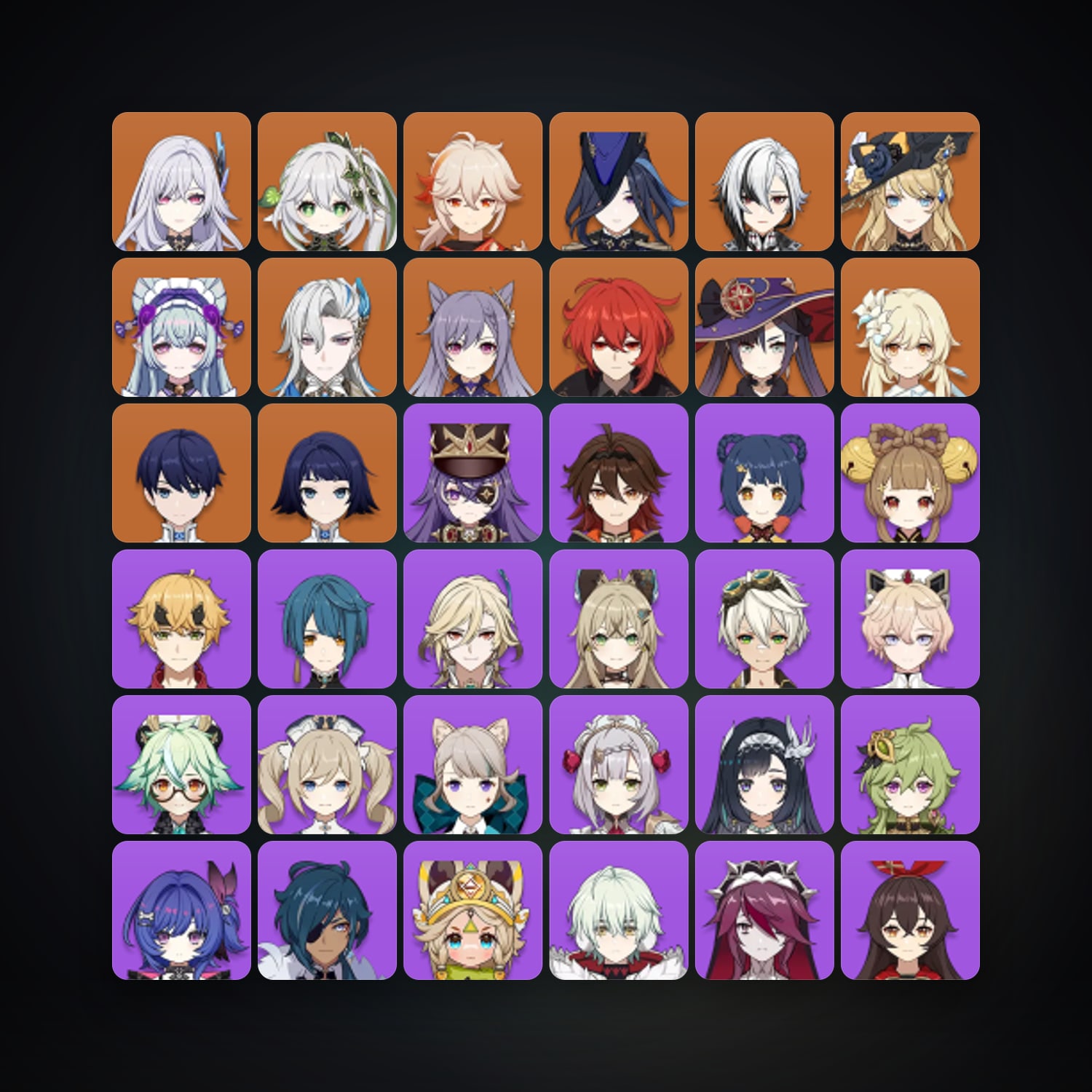 Genshin Impact | AR 55 | 49 Chars | 11× 5★ — Genshin / miHoYo Account — HabibiAccounts