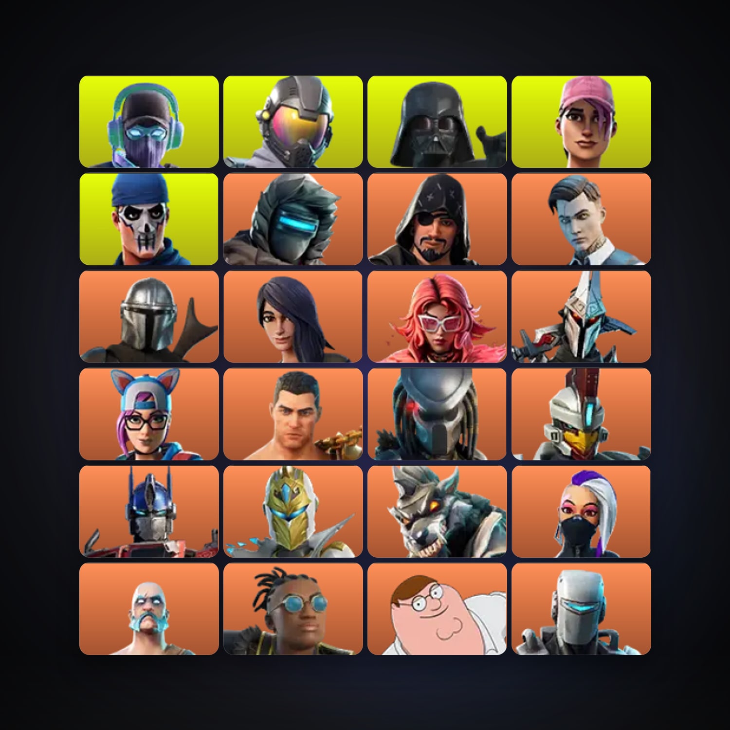 Zenith — Blackheart — 236 skins — 350 V-Bucks — lvl 2455 — HabibiAccounts