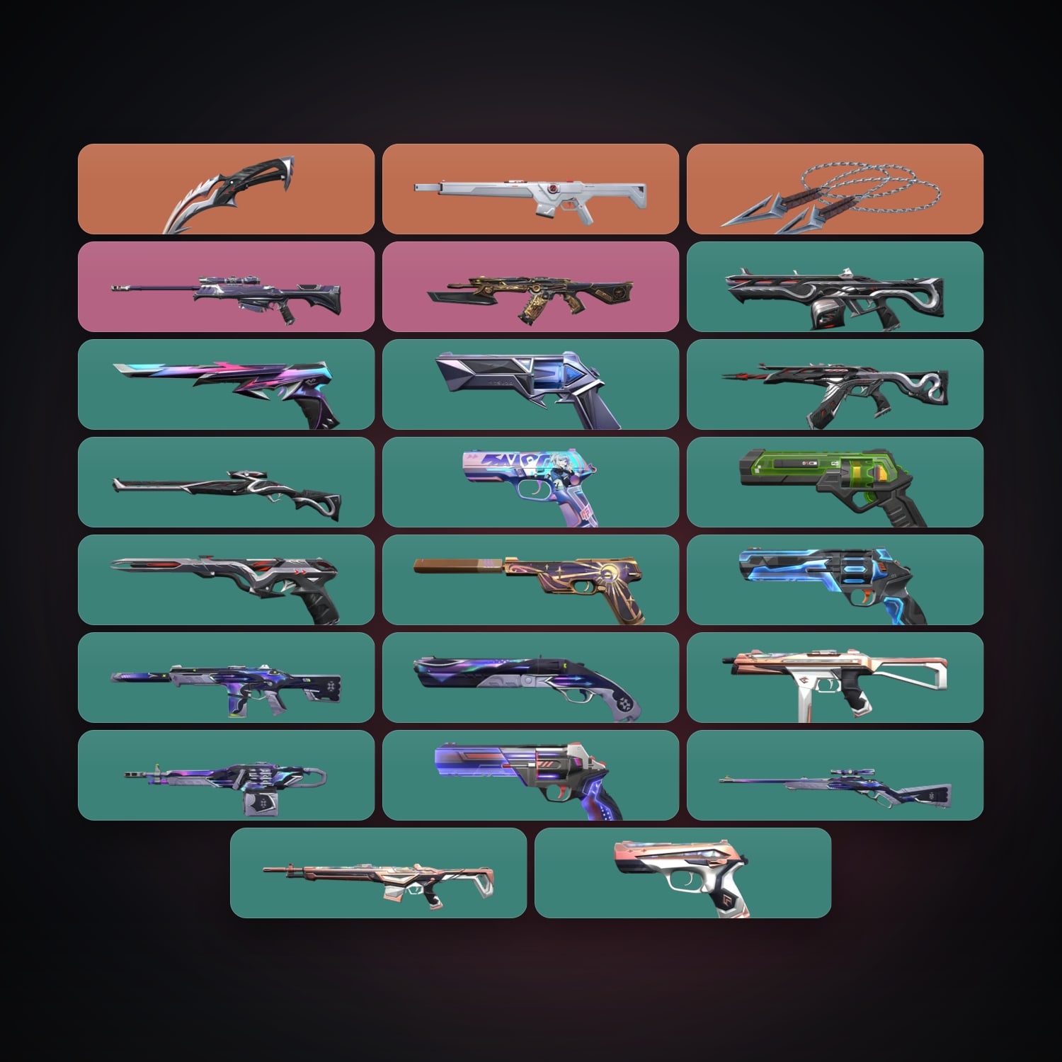 AP Gold 2 locker — 2 knives, 23 skins, lvl 146 — HabibiAccounts