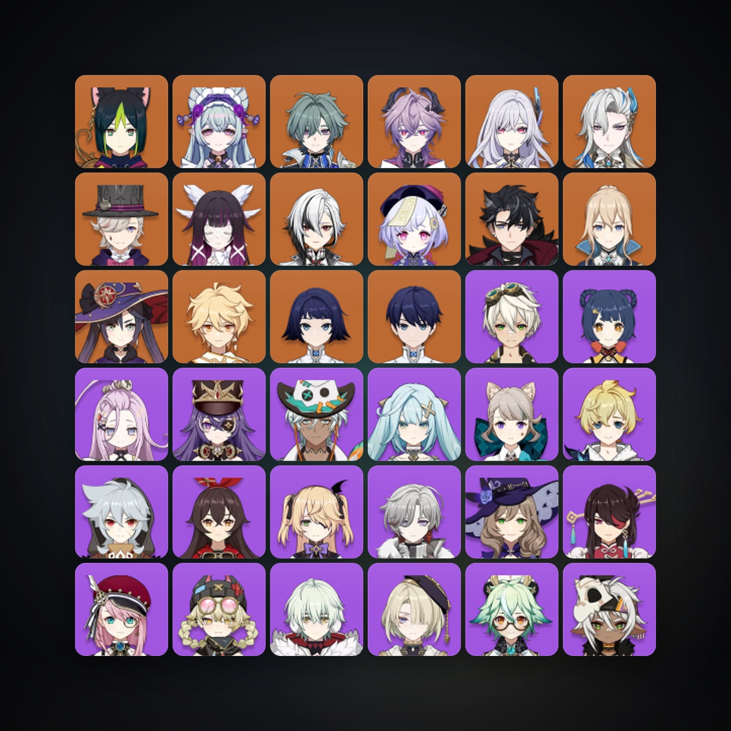 جينشن إمباكت | AR 57 | 54 شخصية | 13× 5★ — HabibiAccounts