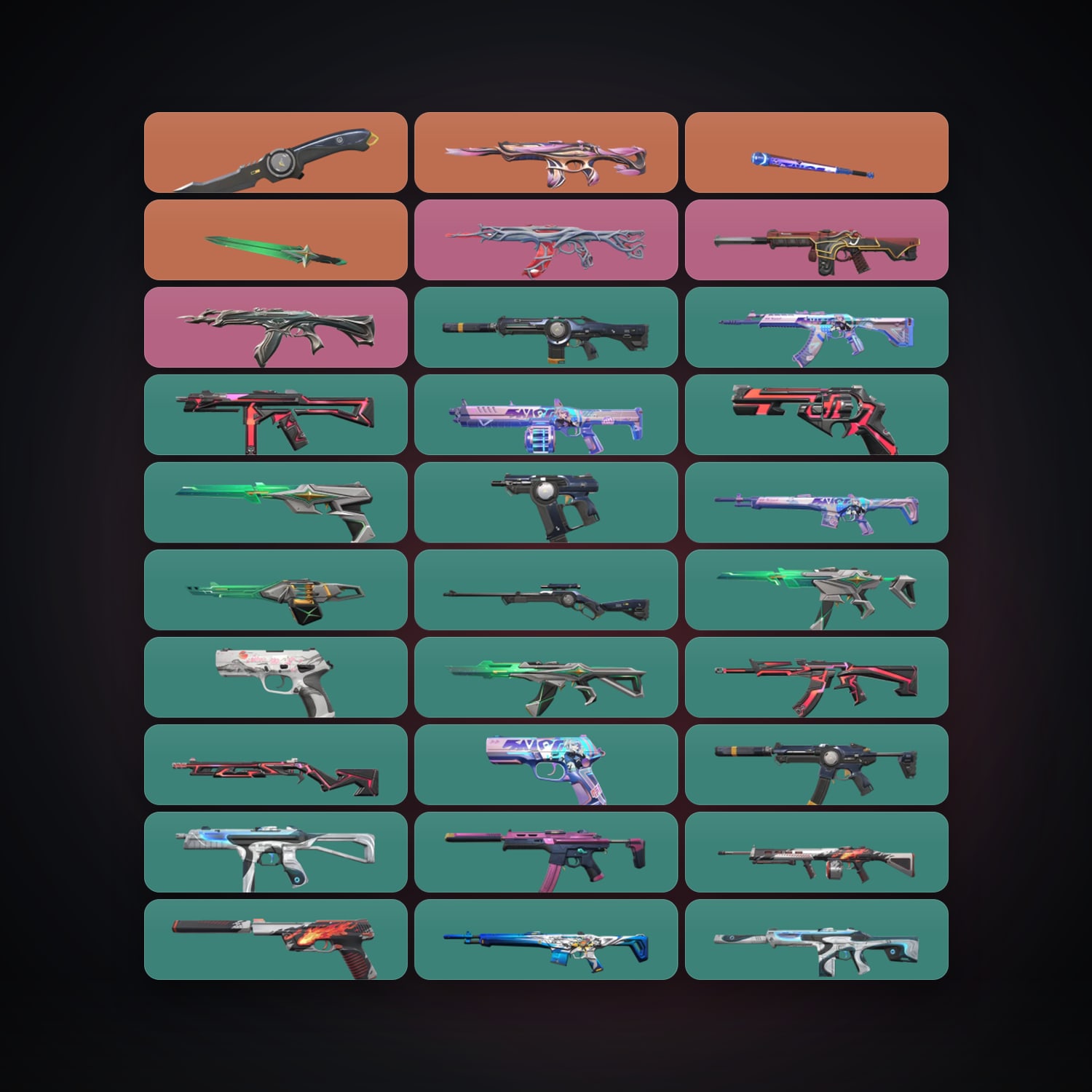 EU Silver 1 locker — 3 knives, 55 skins, lvl 93 — HabibiAccounts