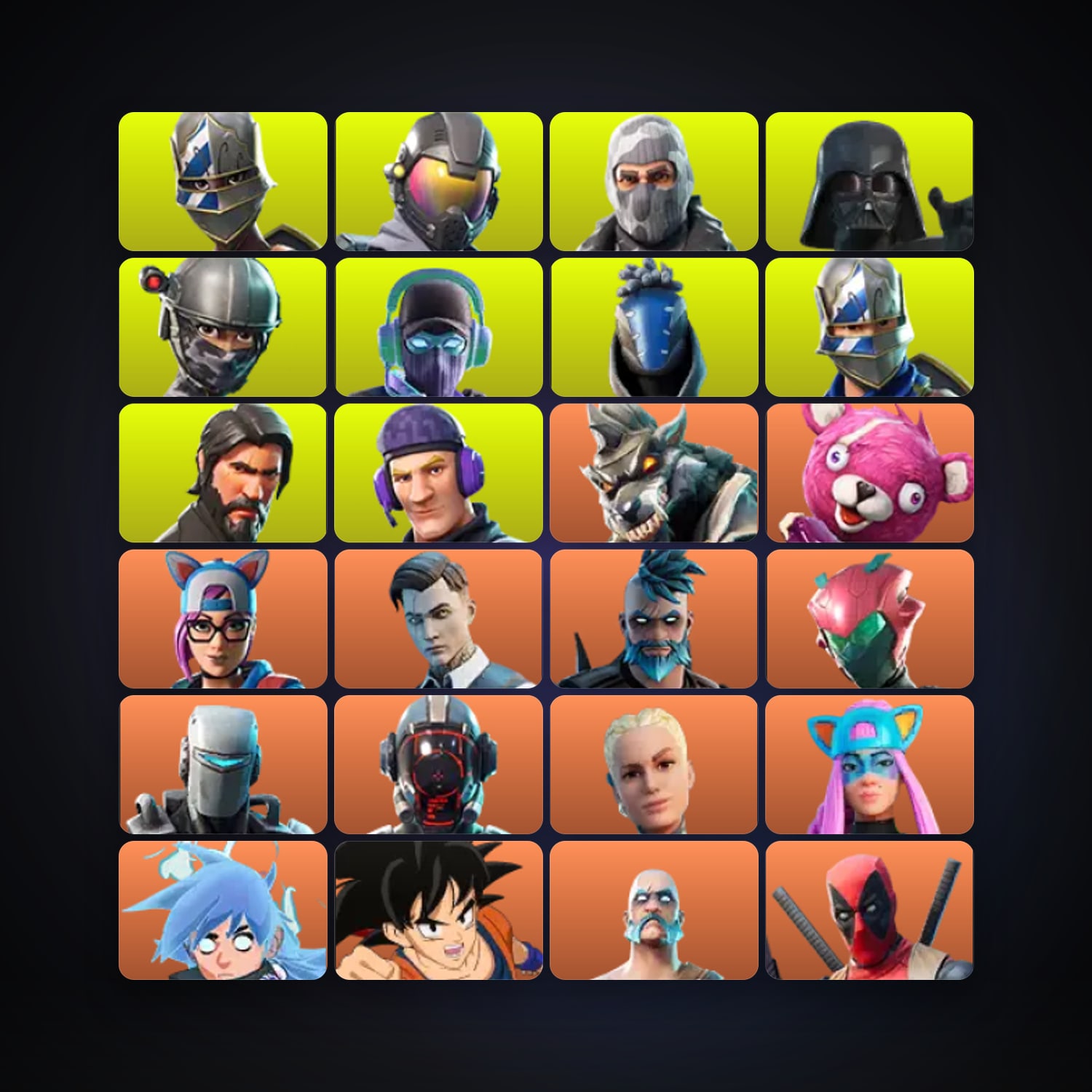 هالحساب فورتنايت Dire وCuddle Team Leader، اللوكر مليان 581 سكن، 1.1K فيبوكس، لفل 7492، 835 فوز — HabibiAccounts