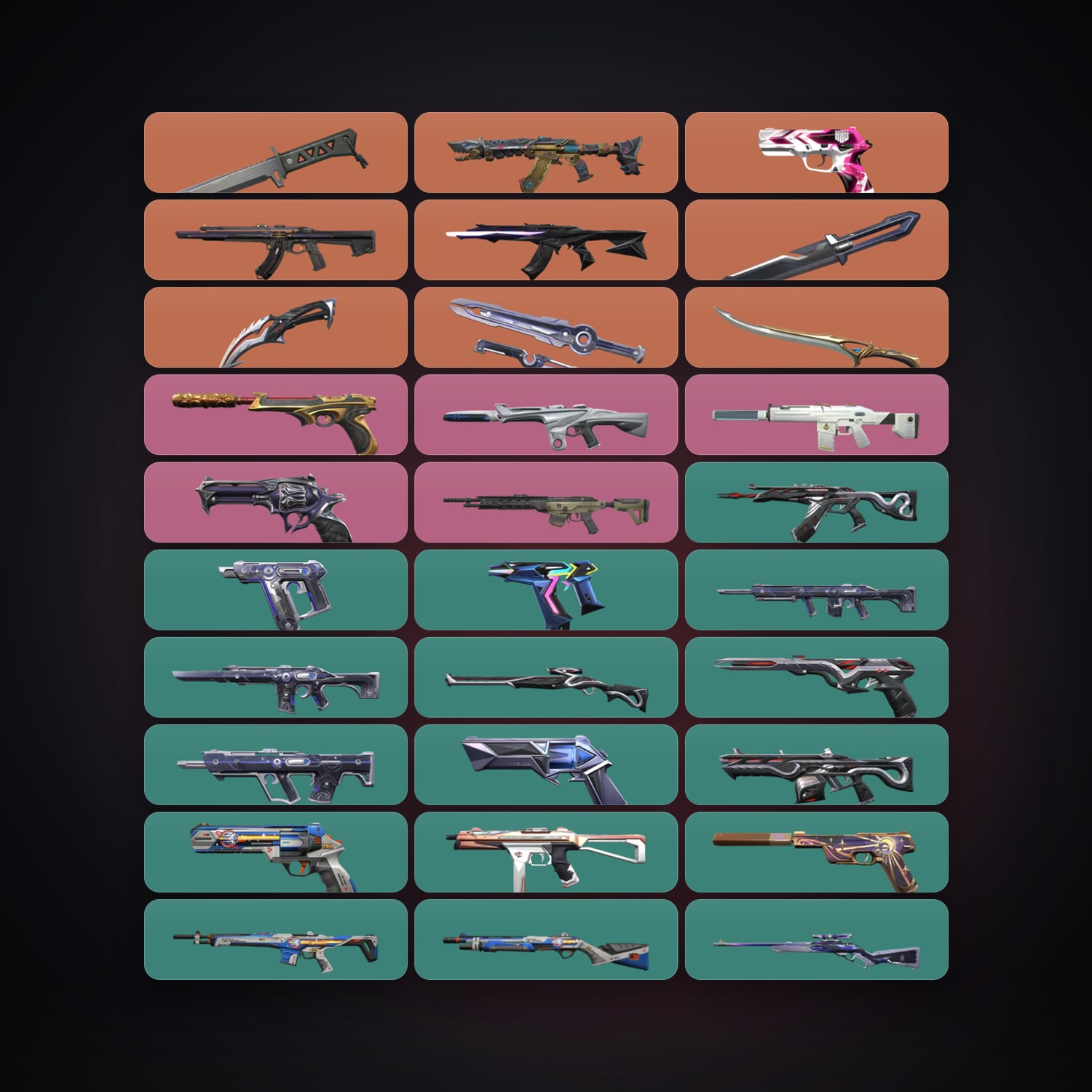 LA Silver 3 locker — 5 knives, 40 skins, lvl 122 — HabibiAccounts