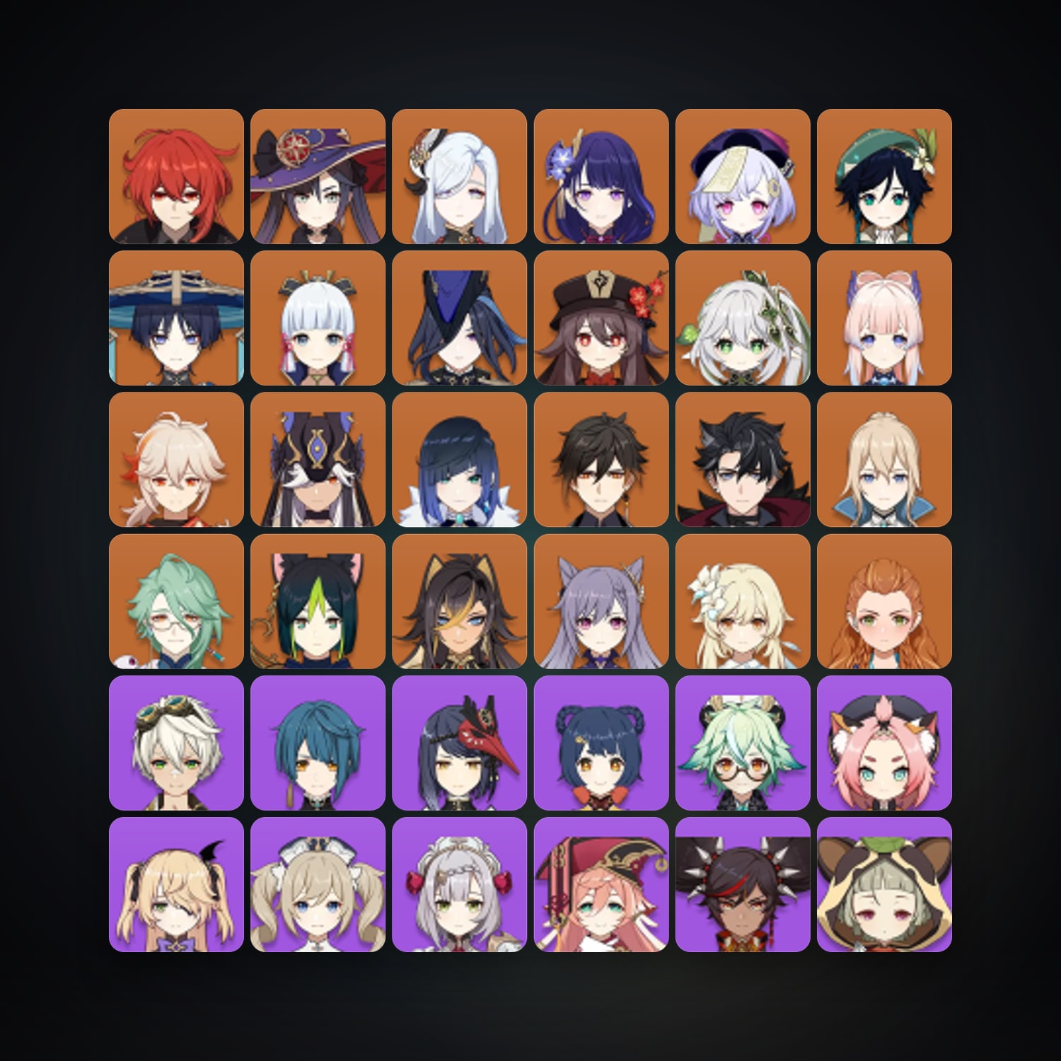 Genshin Impact | AR 60 | 65 Chars | 22× 5★ — Genshin / miHoYo Account — HabibiAccounts