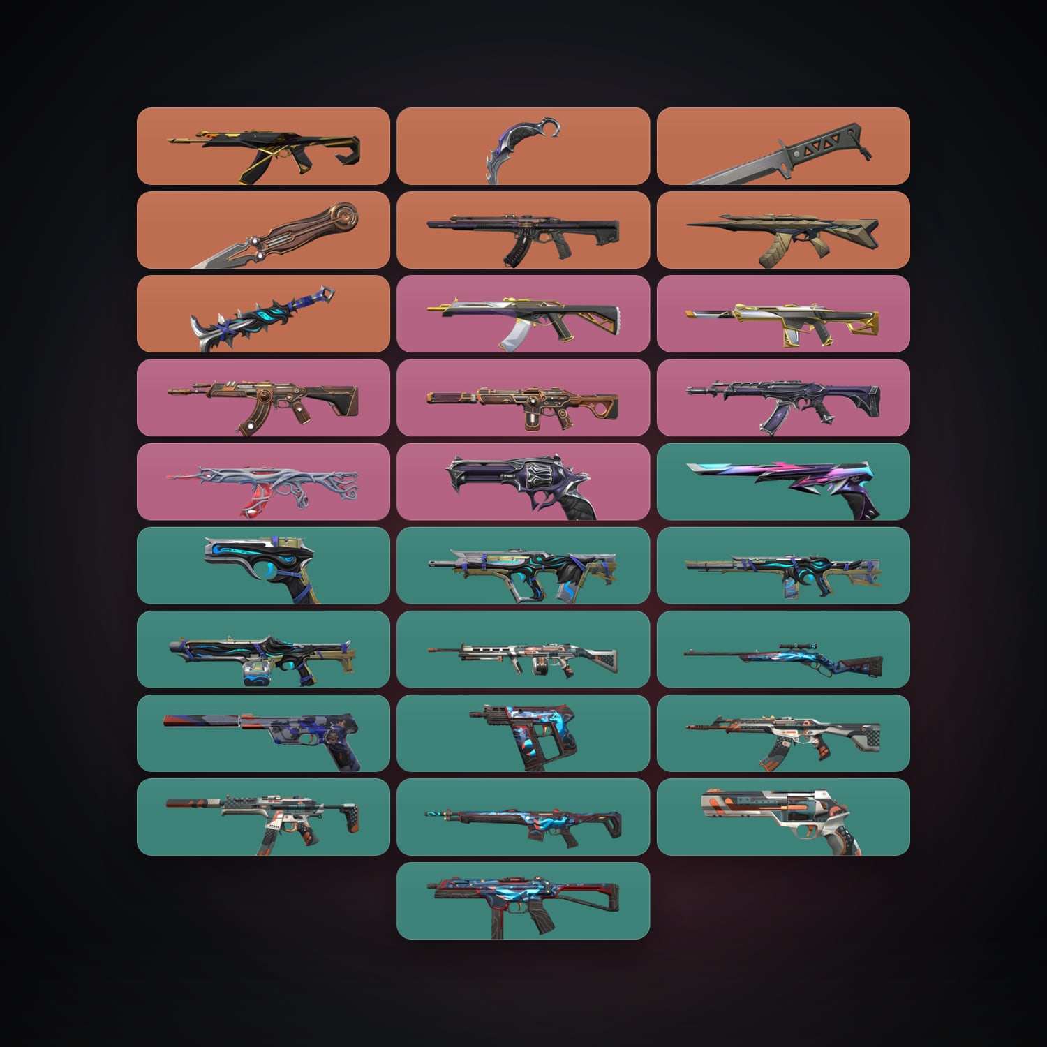 EU Bronze 2 locker — 4 knives, 28 skins, lvl 110 — HabibiAccounts