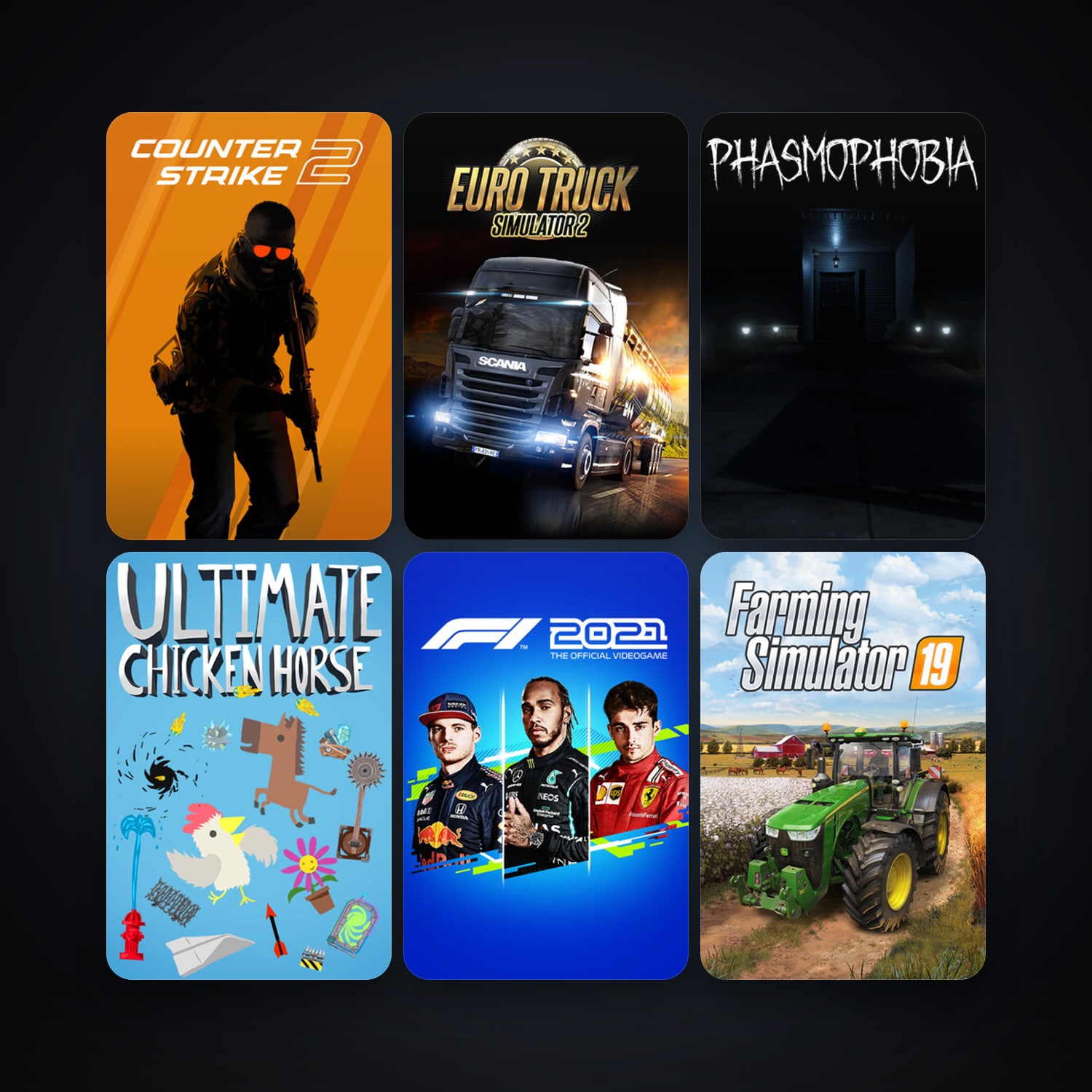 CS2 Prime + Euro Truck Simulator 2, 30 games, clean — HabibiAccounts