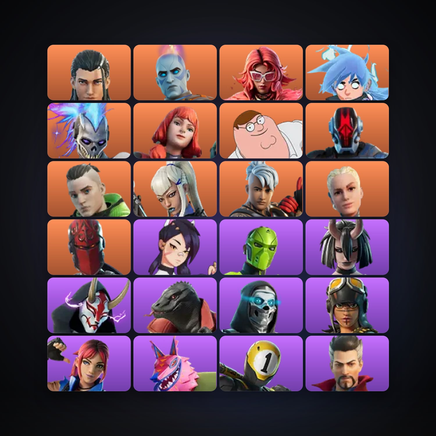 The Ageless — The Origin — 105 skins — 250 V-Bucks — lvl 2437 — HabibiAccounts