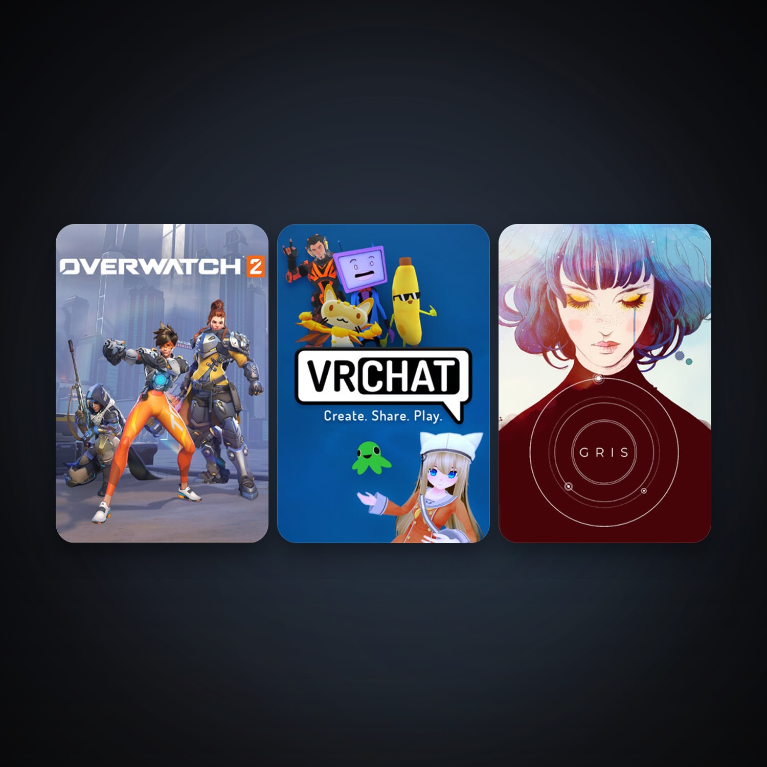 VRChat + GRIS, 5 games, clean — HabibiAccounts