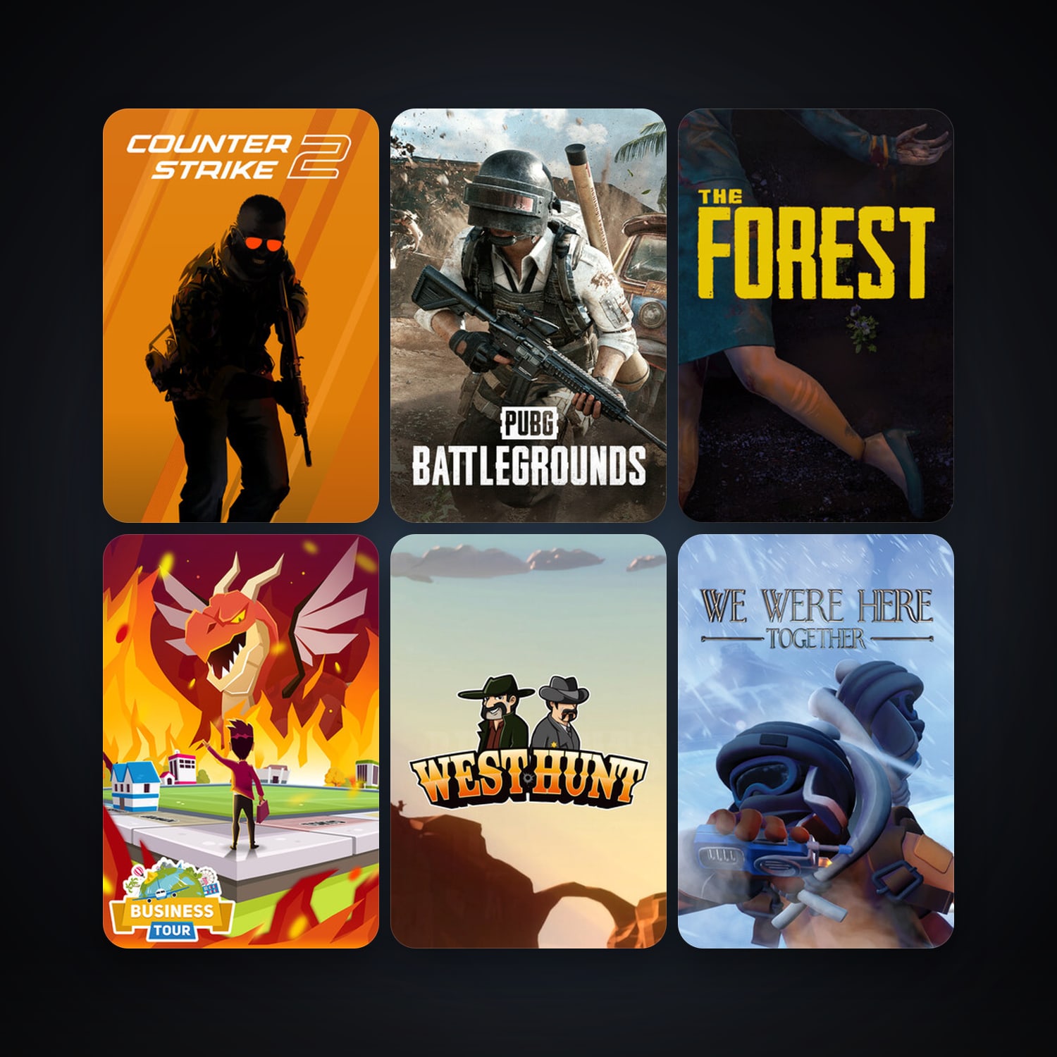 CS2 Prime + The Forest, 37 games, Steam 37, clean — HabibiAccounts