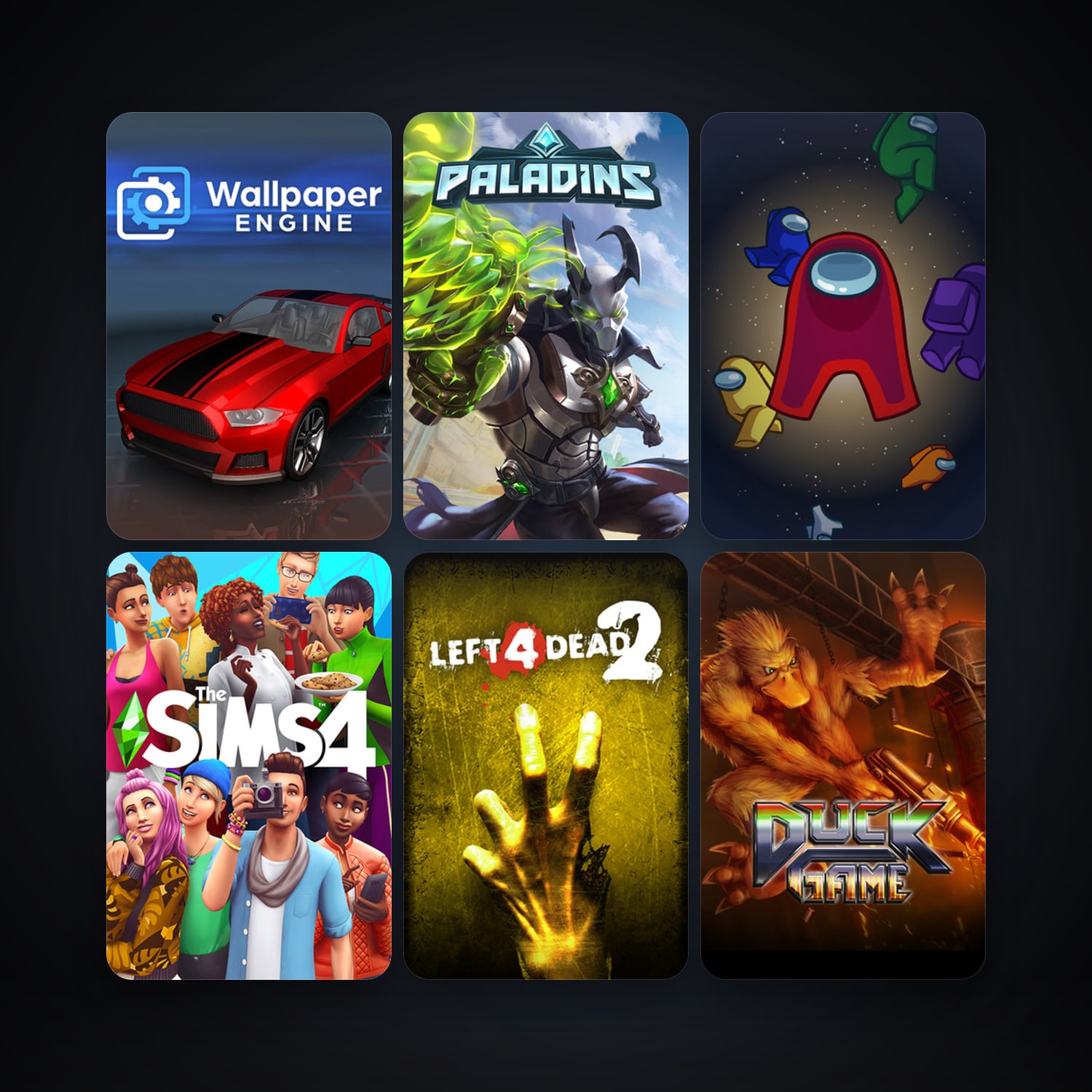 Left 4 Dead 2 + Gang Beasts, 17 games, clean — HabibiAccounts