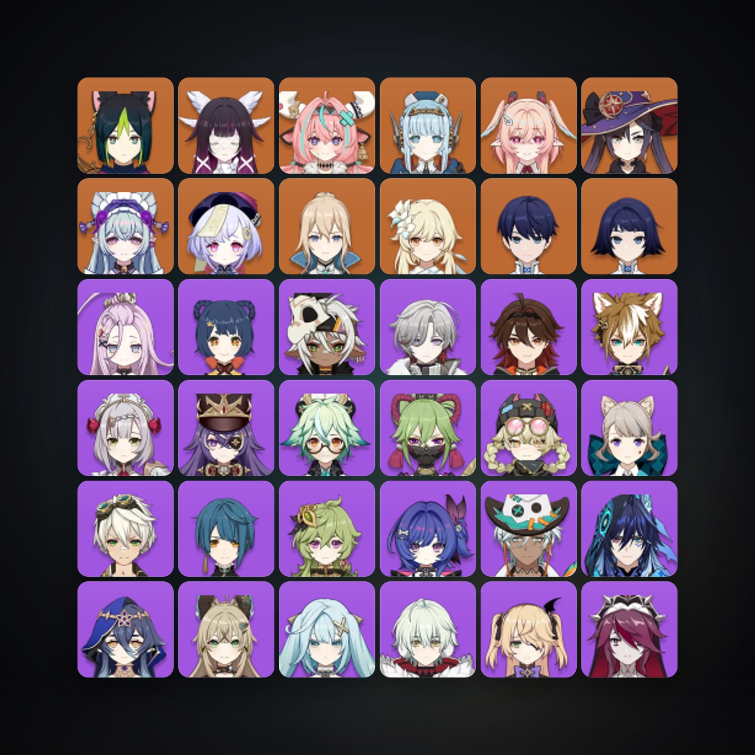 Genshin Impact | AR 56 | 50 Chars | 9× 5★ — Genshin / miHoYo Account — HabibiAccounts