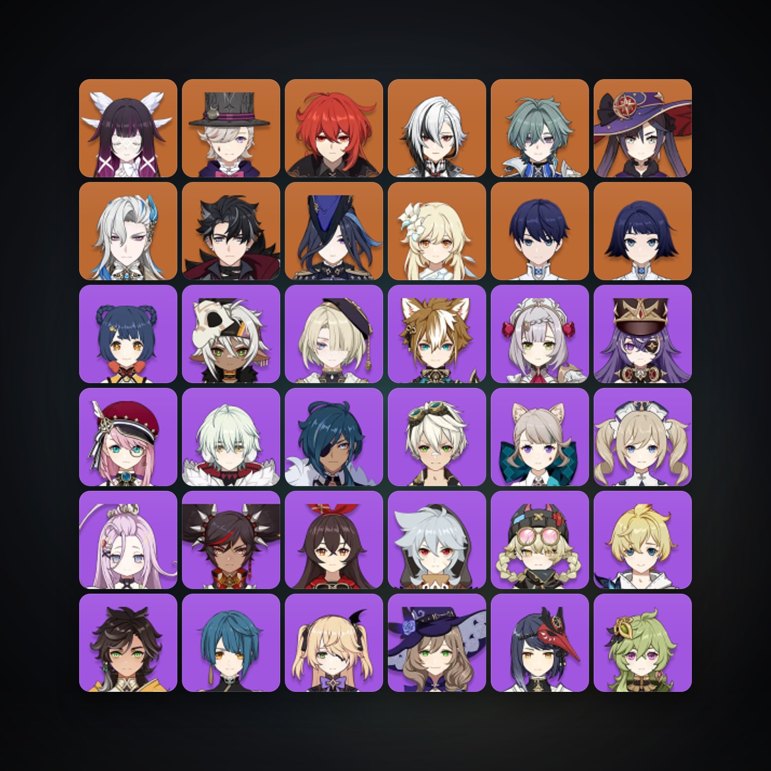 Genshin Impact | AR 56 | 48 Chars | 9× 5★ — Genshin / miHoYo Account — HabibiAccounts