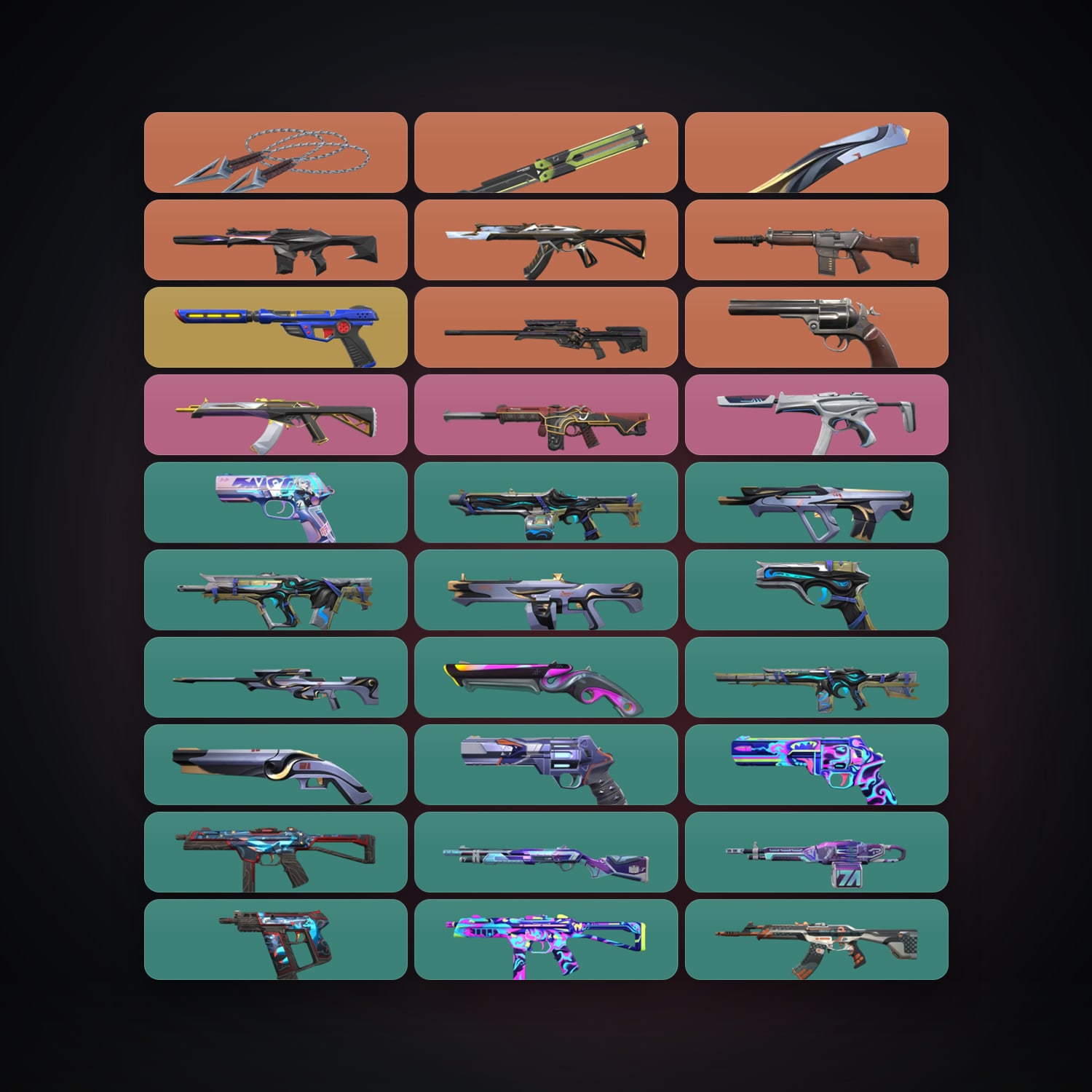 NA Silver 3 locker — 3 knives, 42 skins, lvl 153 — HabibiAccounts