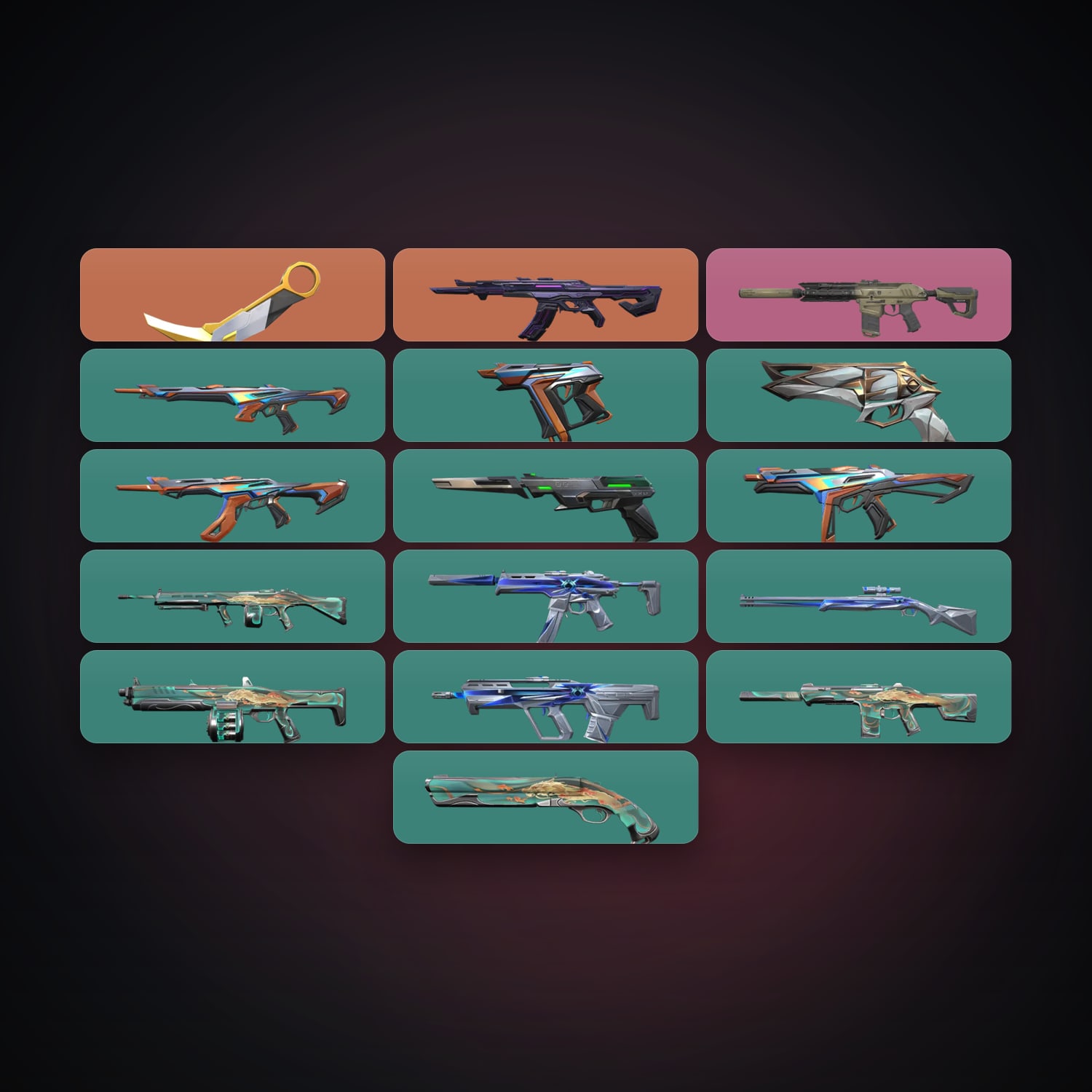 EU Silver 3 locker — 1 knives, 16 skins, lvl 65 — HabibiAccounts