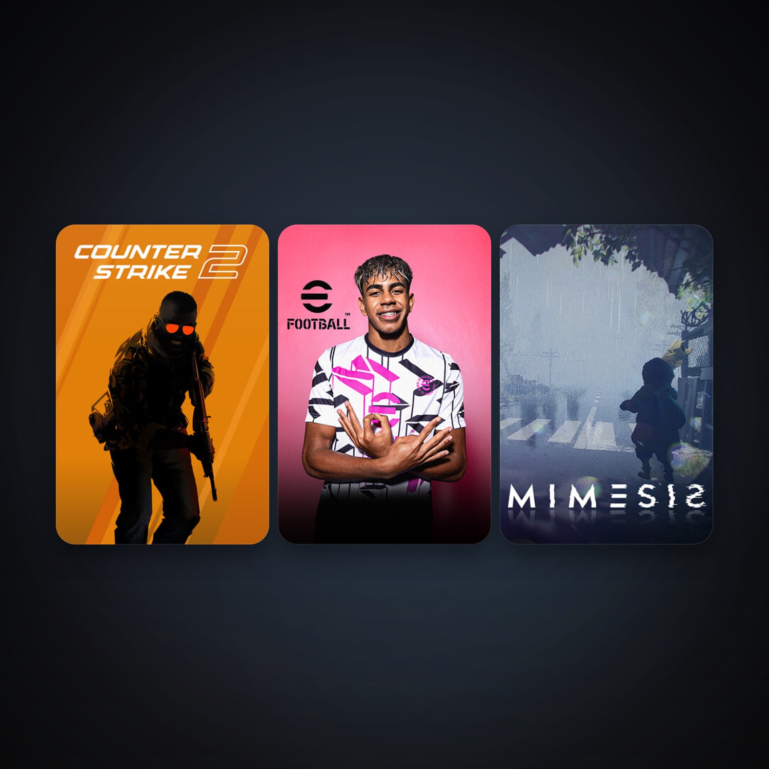 CS2 Prime + eFootball 2024, 7 games, clean — HabibiAccounts