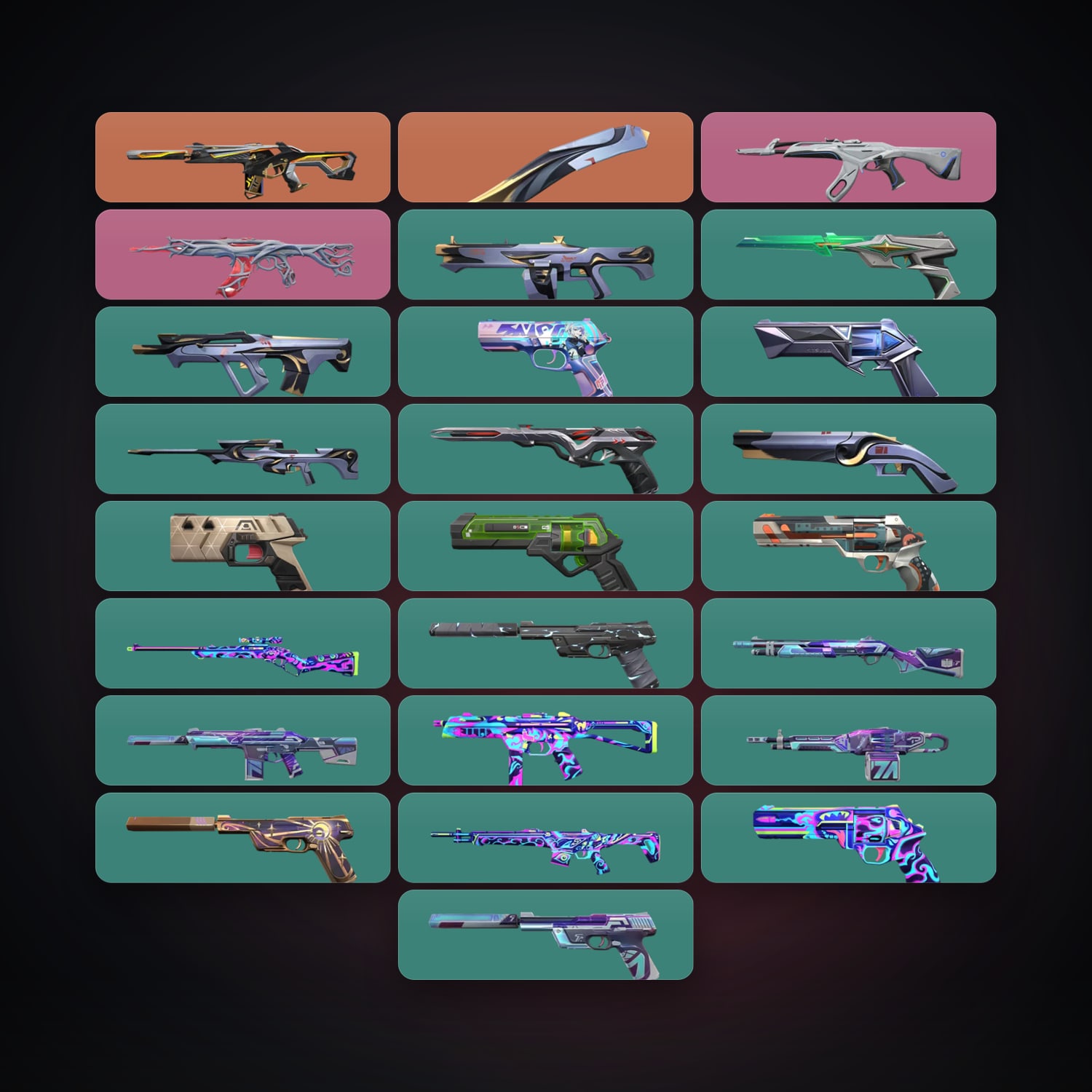 AP Silver 1 locker — 1 knives, 27 skins, lvl 321 — HabibiAccounts