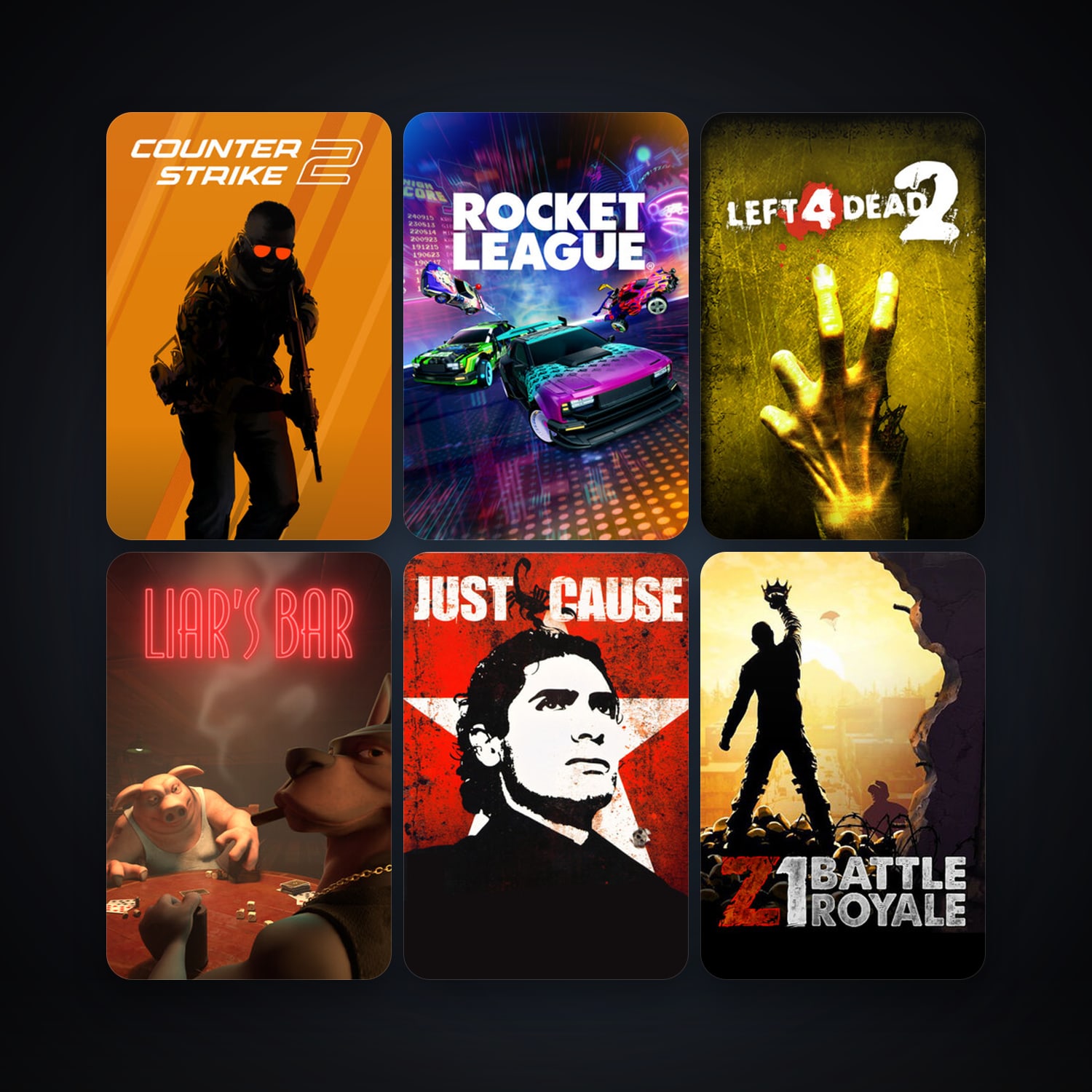 Left 4 Dead 2 + CS2 Prime, 13 games, clean — HabibiAccounts