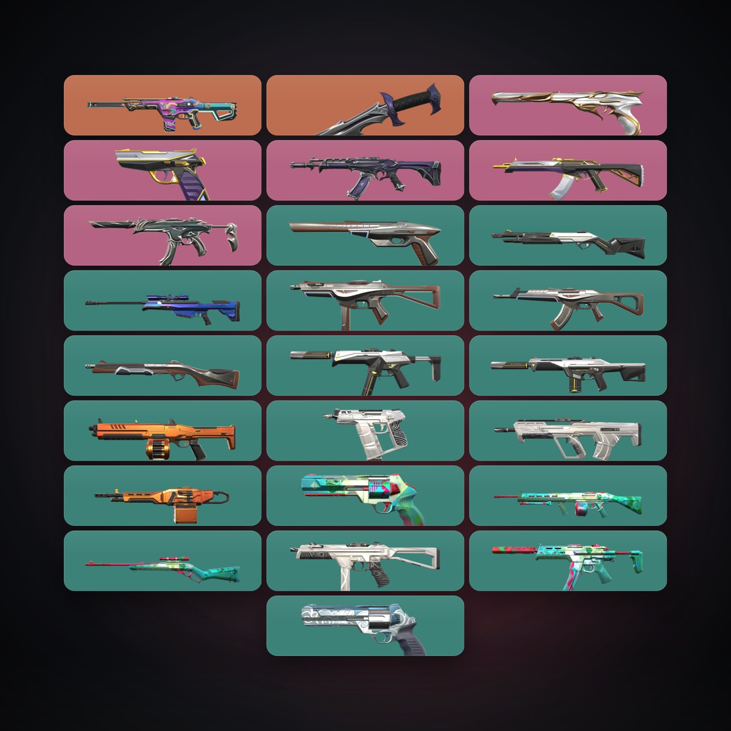 AP Silver 3 locker — 1 knives, 26 skins, lvl 77 — HabibiAccounts
