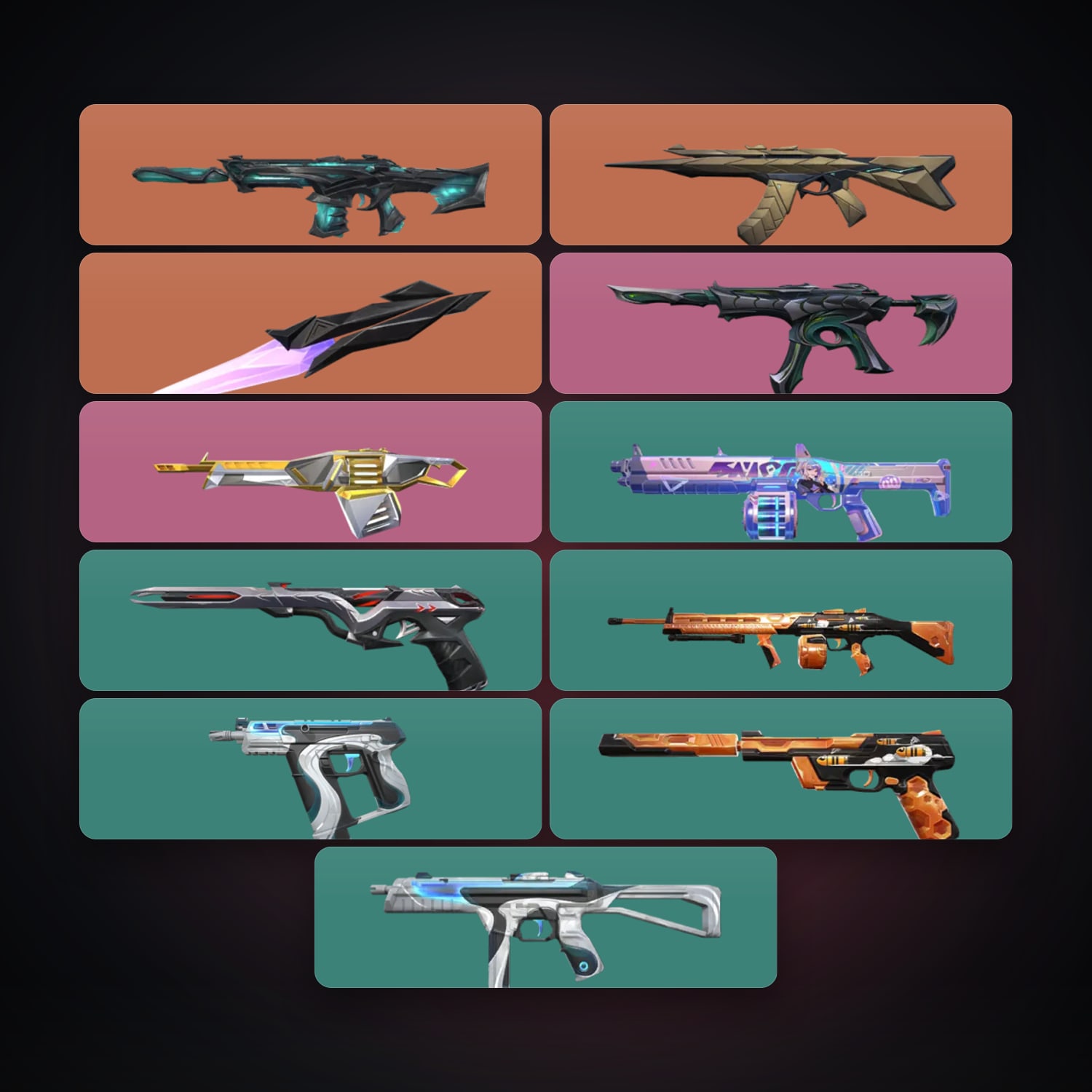 LA Silver 2 locker — 1 knives, 11 skins, lvl 65 — HabibiAccounts