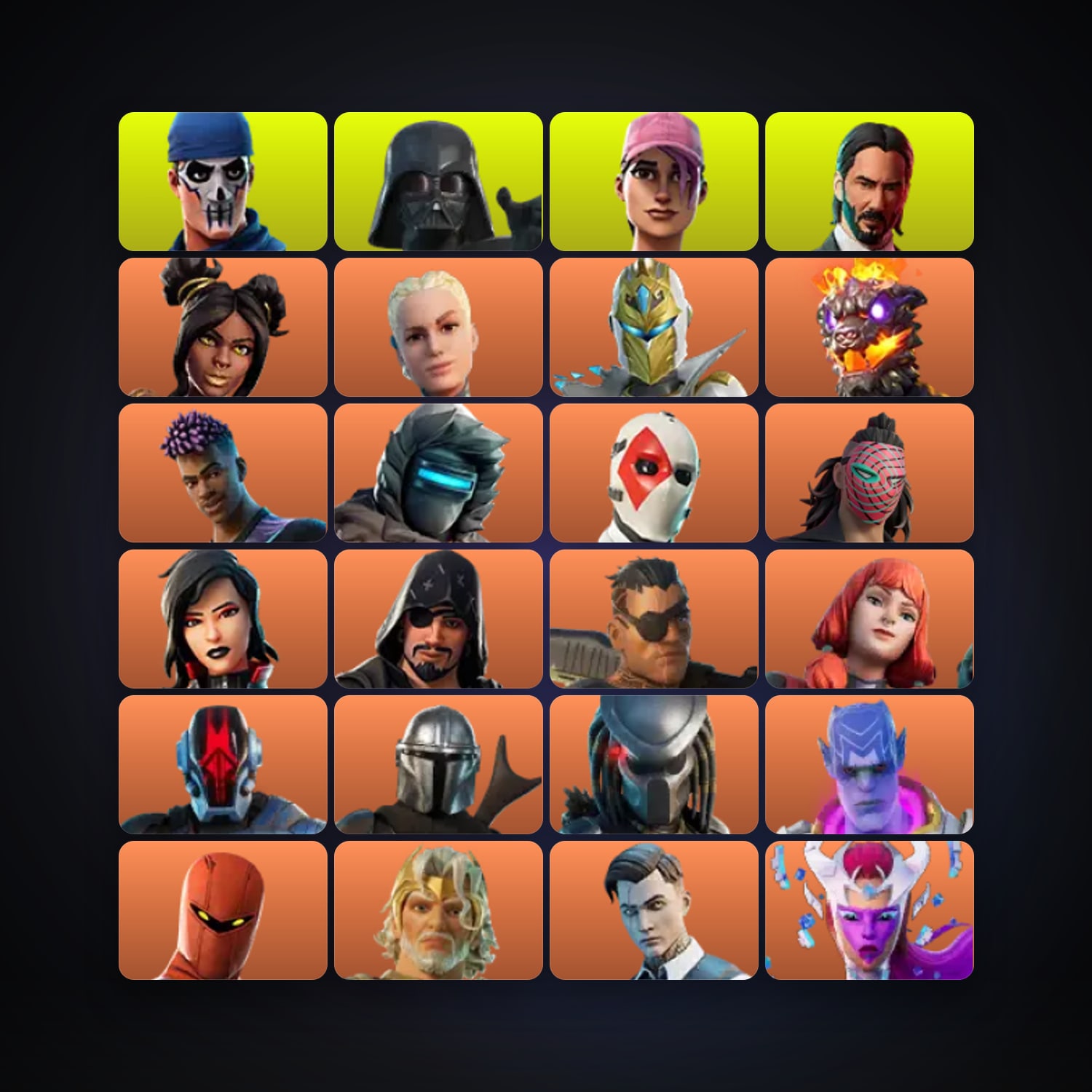 Luxe — Paradigm (Reality-659) — 227 skins — 4K V-Bucks — lvl 3439 — HabibiAccounts