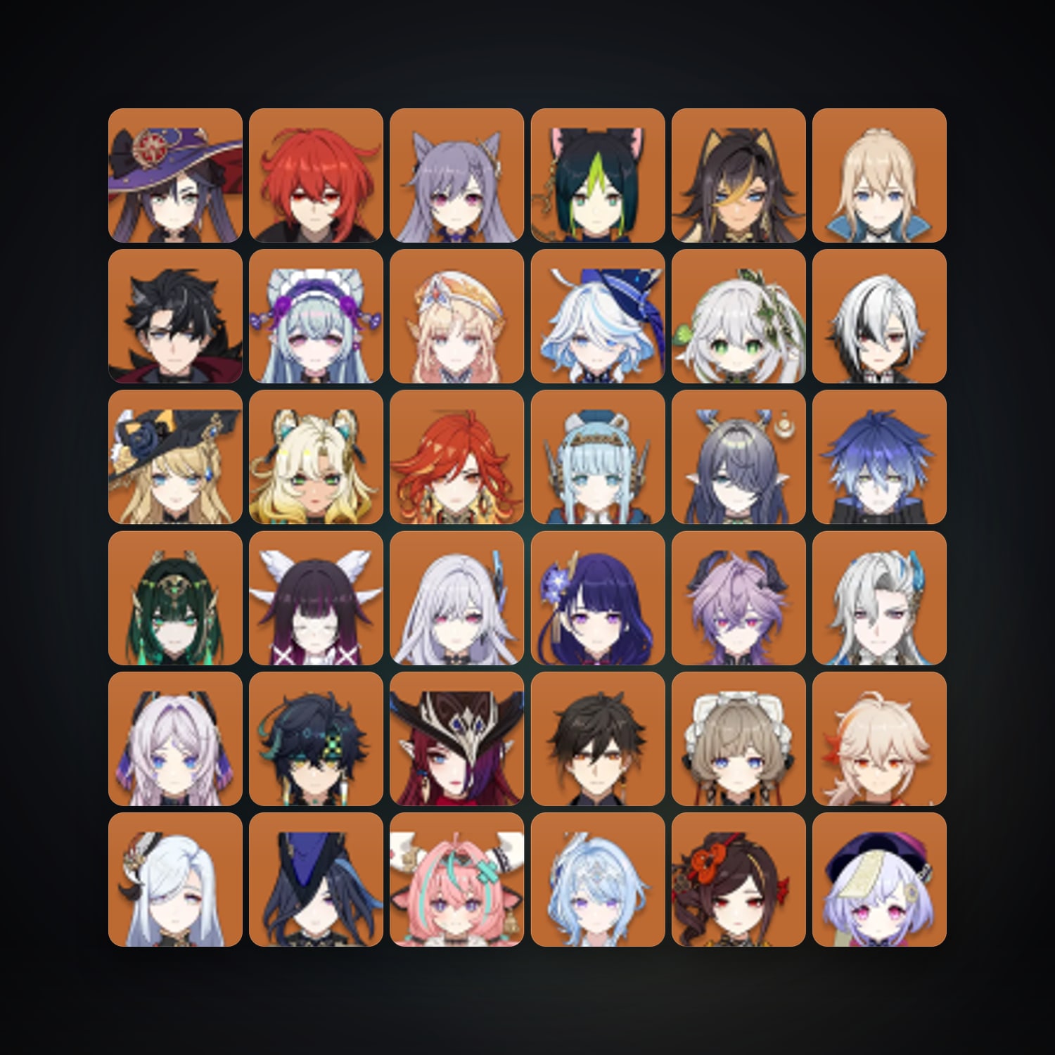 Genshin Impact | AR 59 | 90 Chars | 36× 5★ — Genshin / miHoYo Account — HabibiAccounts