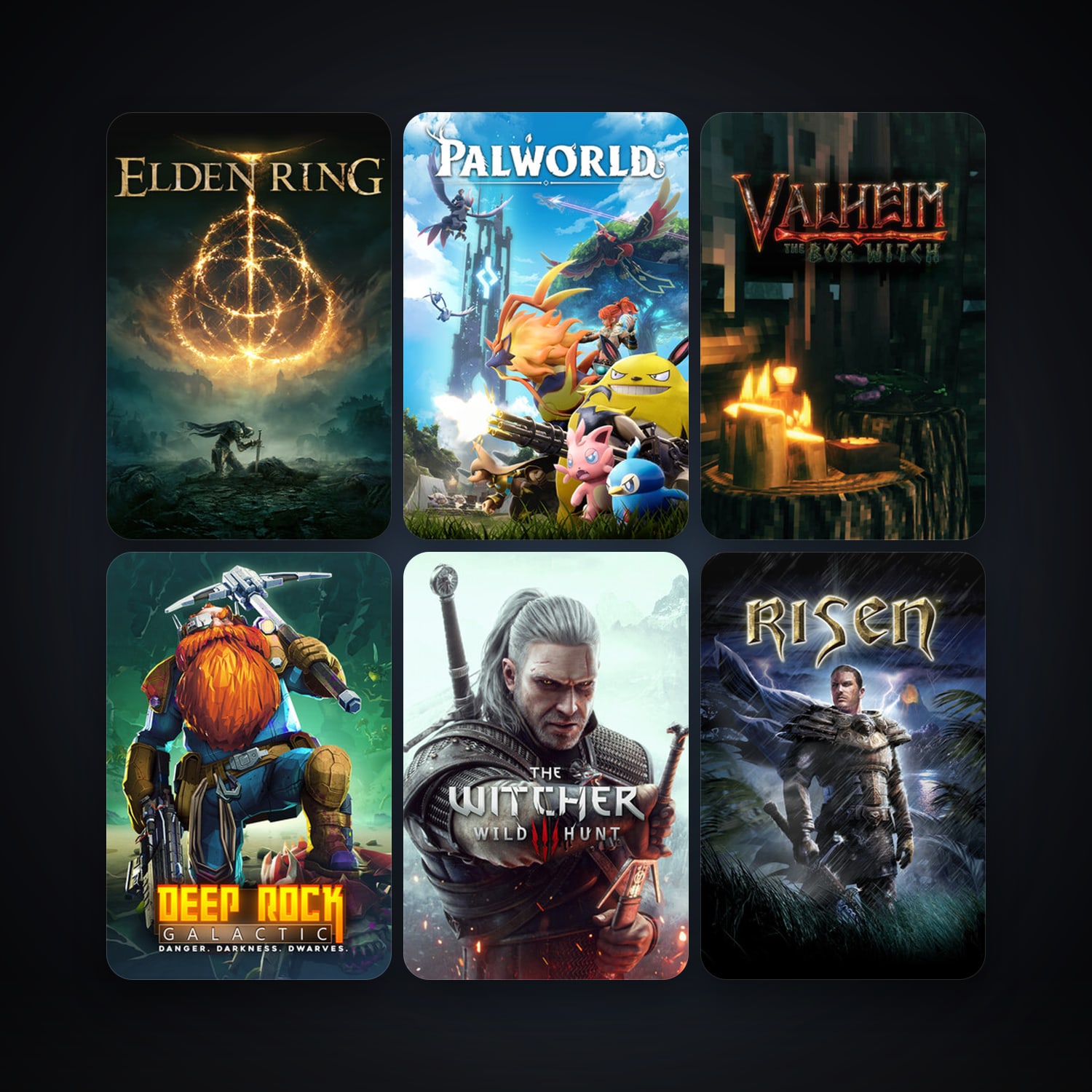 Risen + The Witcher 3: Wild Hunt, 77 games, clean — HabibiAccounts