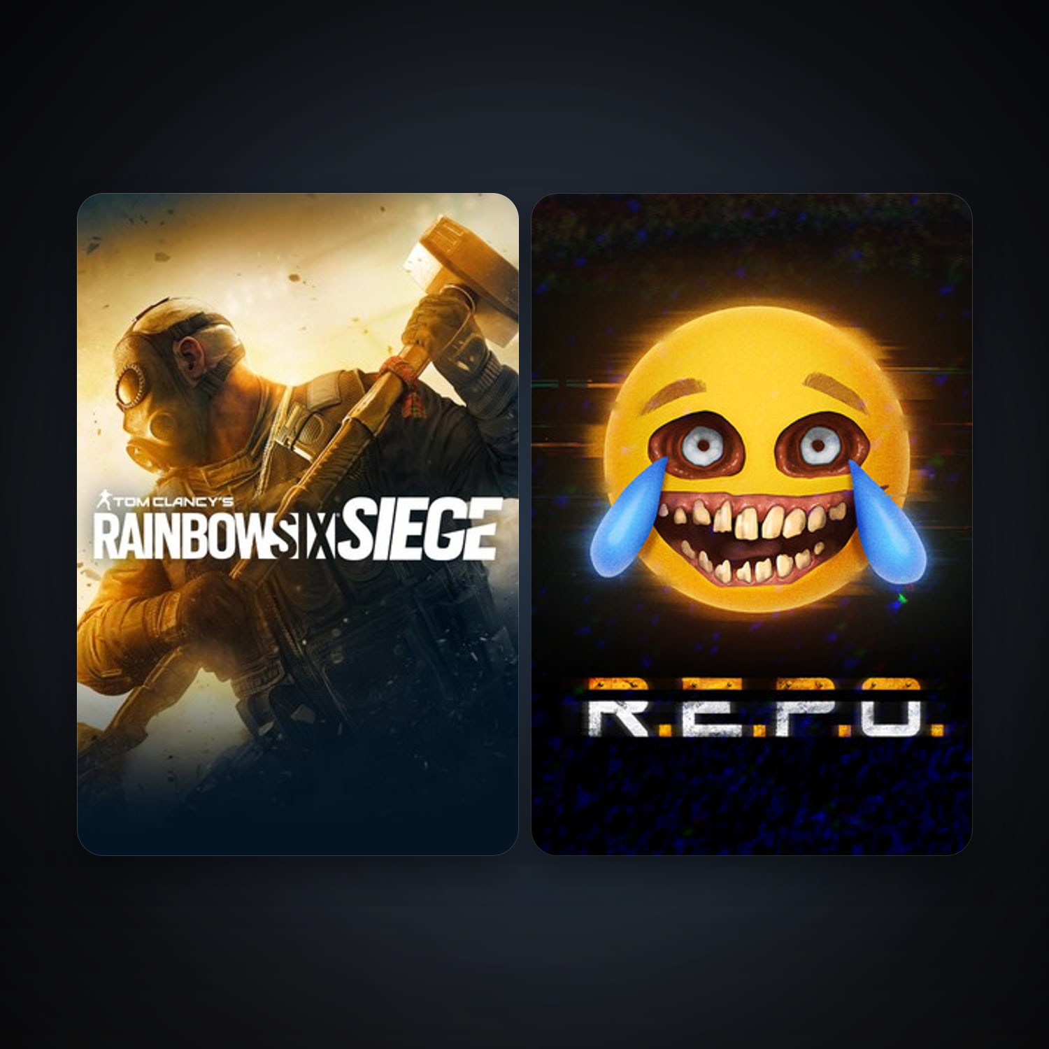 Tom Clancy's Rainbow Six Siege + R.E.P.O., 4 games, clean — HabibiAccounts