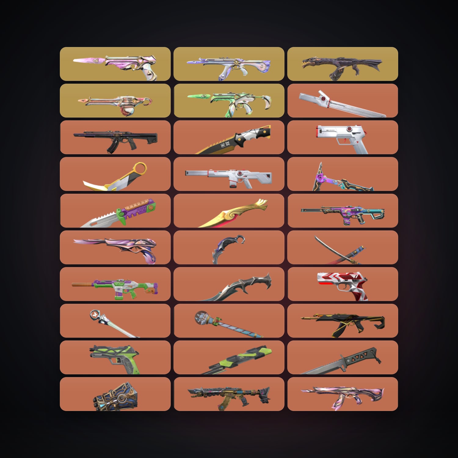 NA Iron 3 locker — 23 knives, 242 skins, lvl 161 · 260018407 — HabibiAccounts