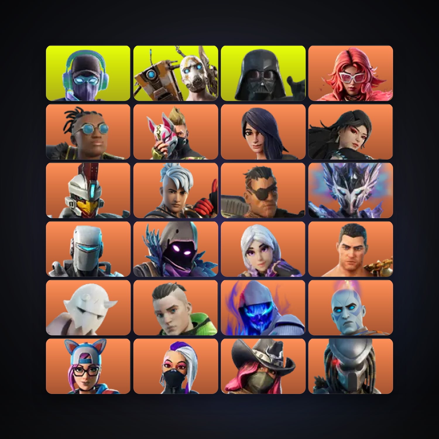 Valeria — Malik — 314 skins — 500 V-Bucks — lvl 5075 — HabibiAccounts